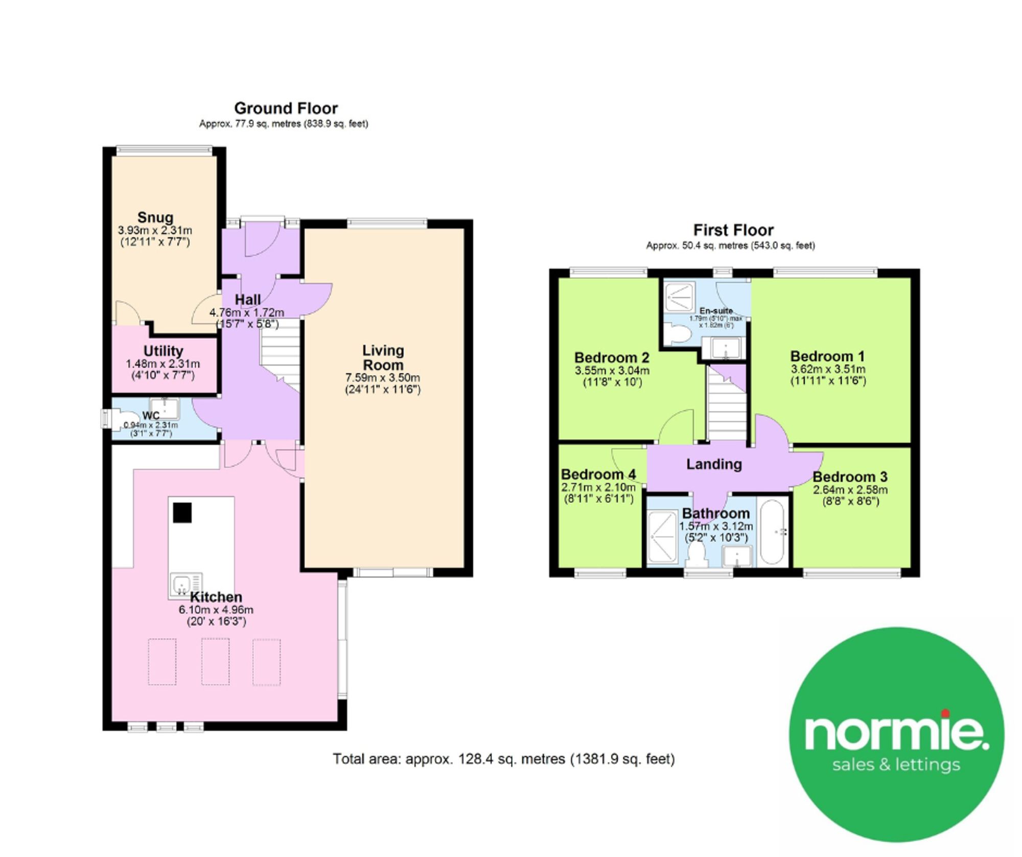 1 Willowbank, Manchester floorplan