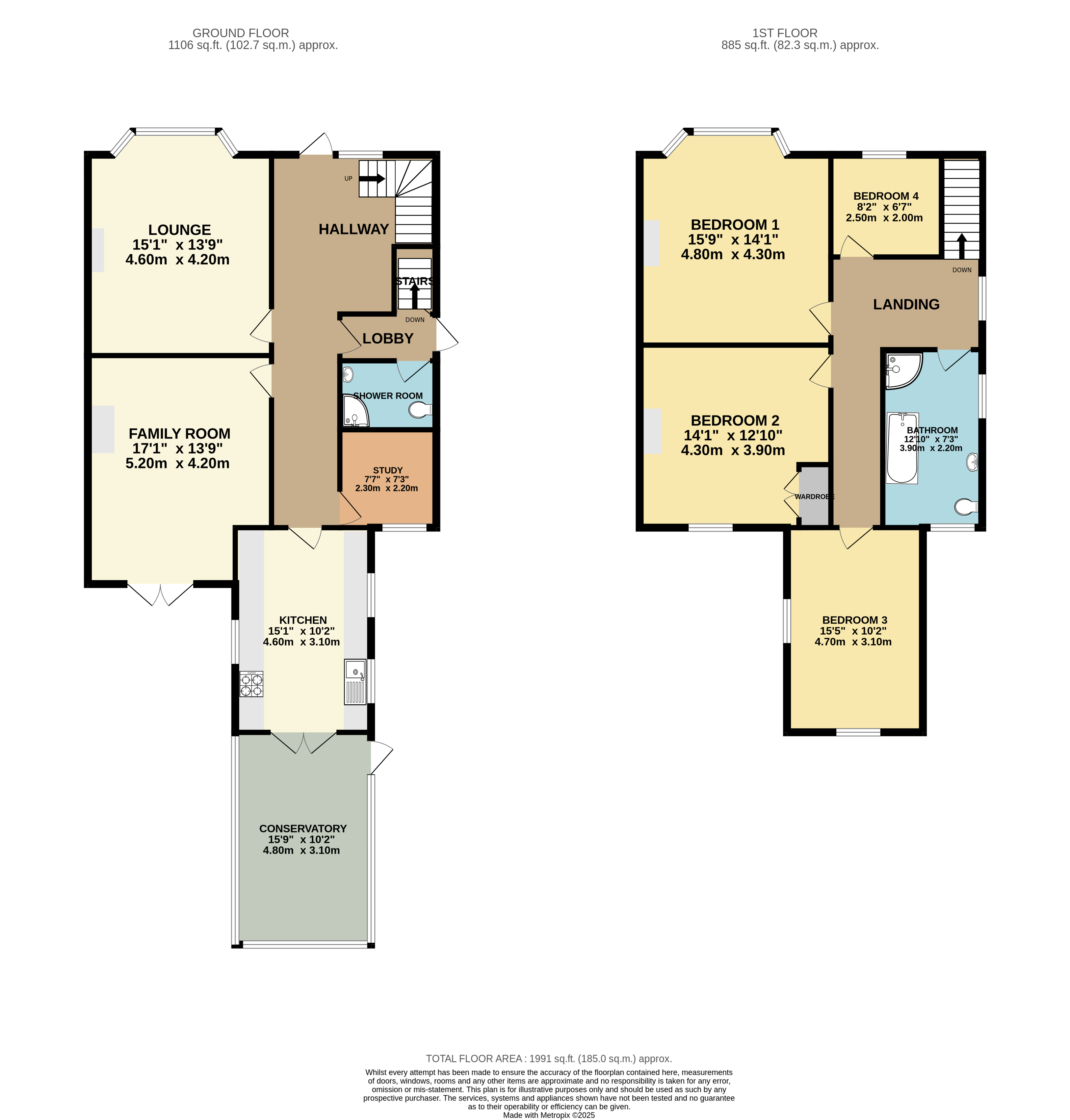 55, Hatfield Road, Ipswich floorplan
