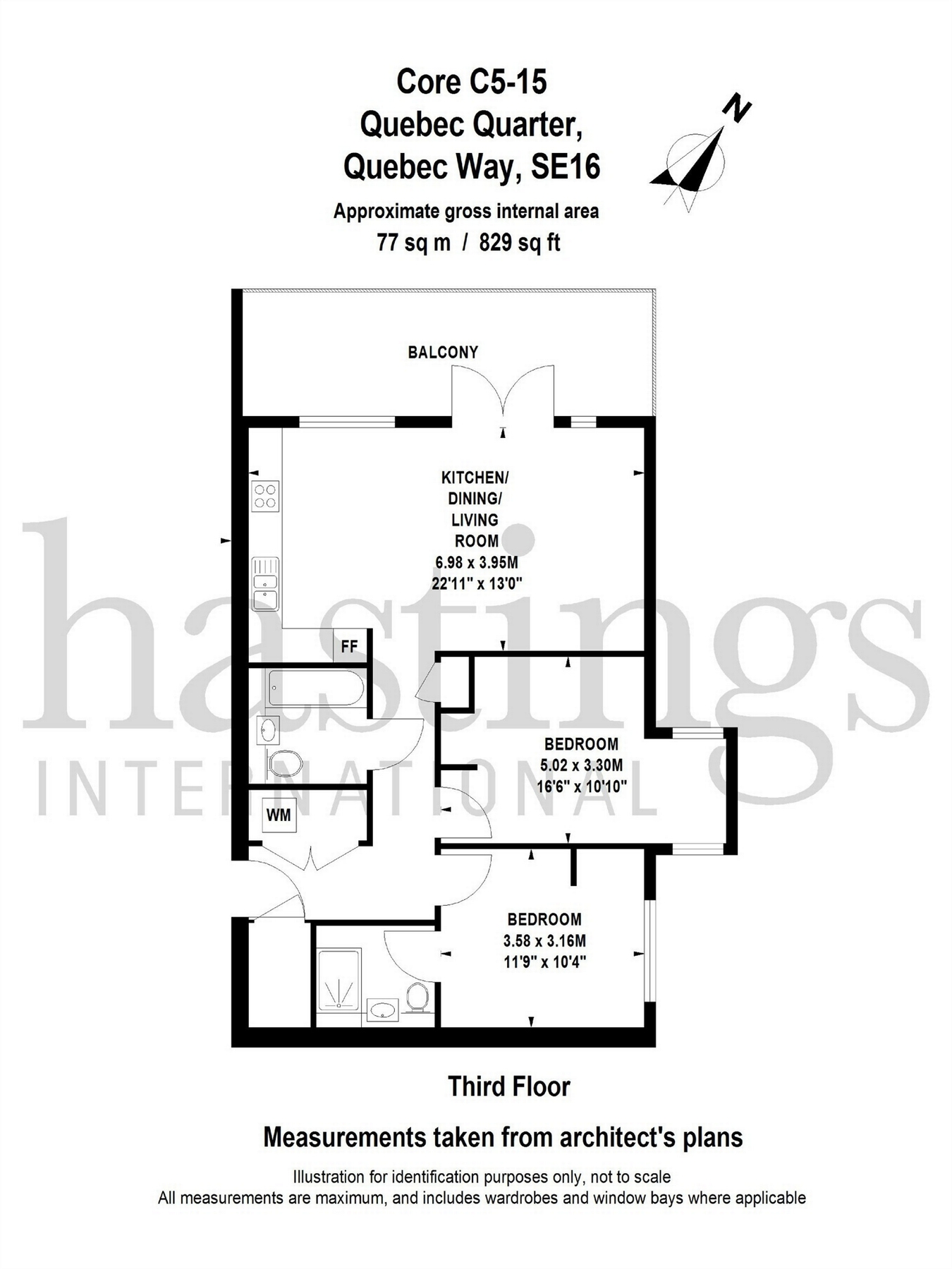 2 Bedrooms Flat for sale in Hornbeam House, 22 Quebec Way, Canada Water SE16