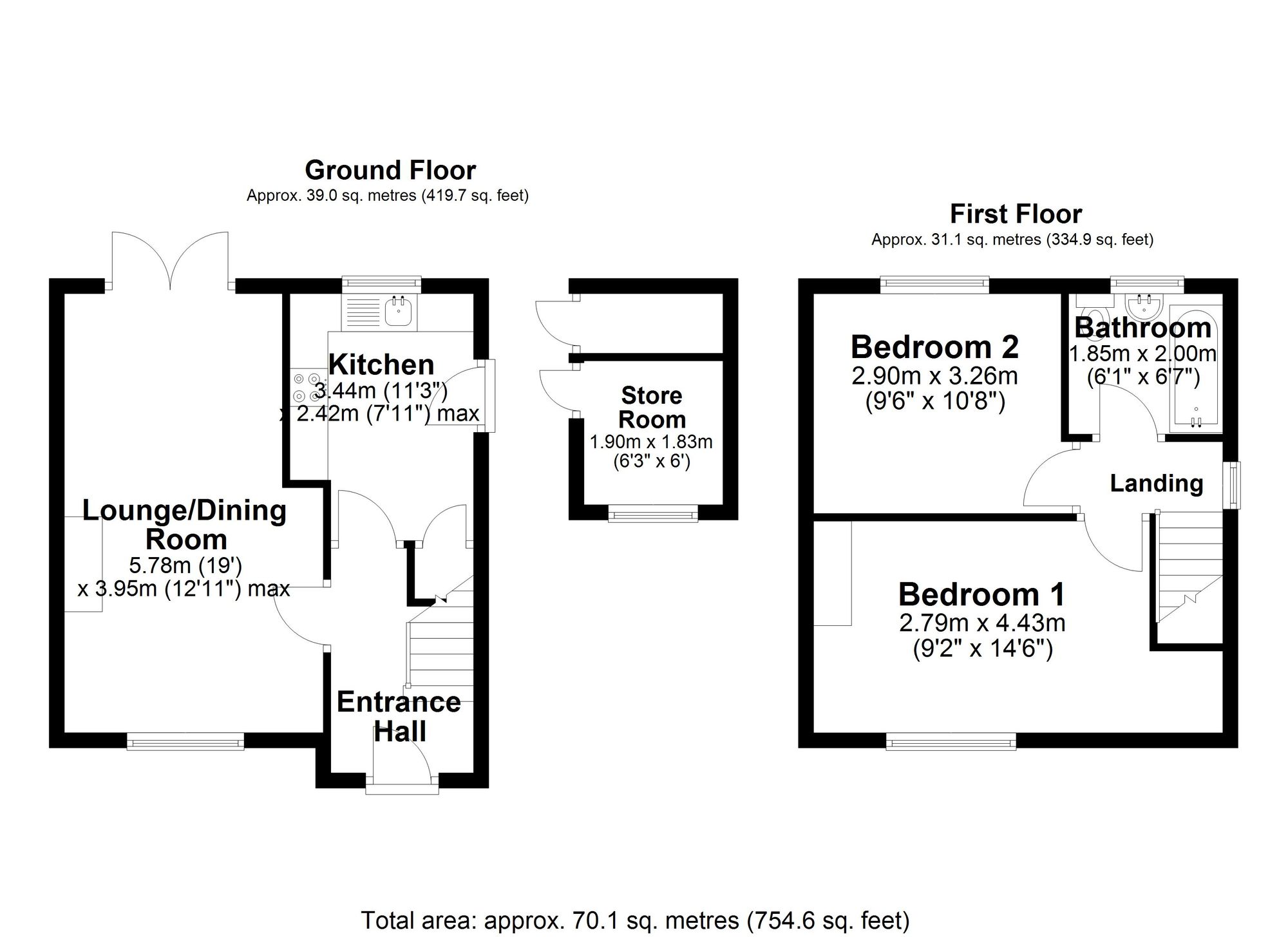 41 Bridge Lane, Warrington floorplan