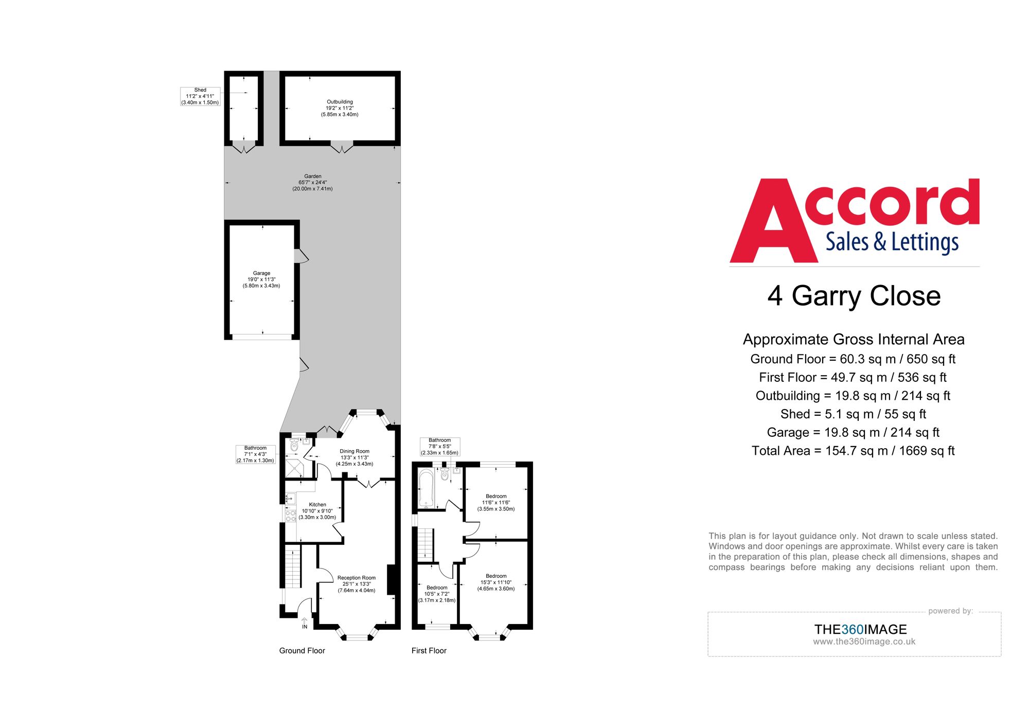 4 Garry Close, Romford floorplan