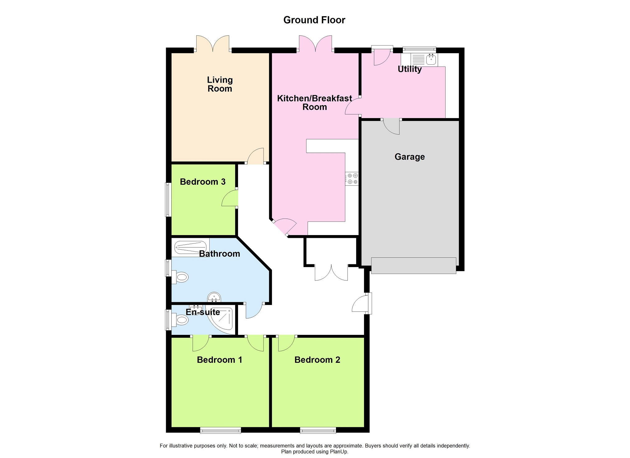 1, Maes Y Cribarth, Abercrave floorplan