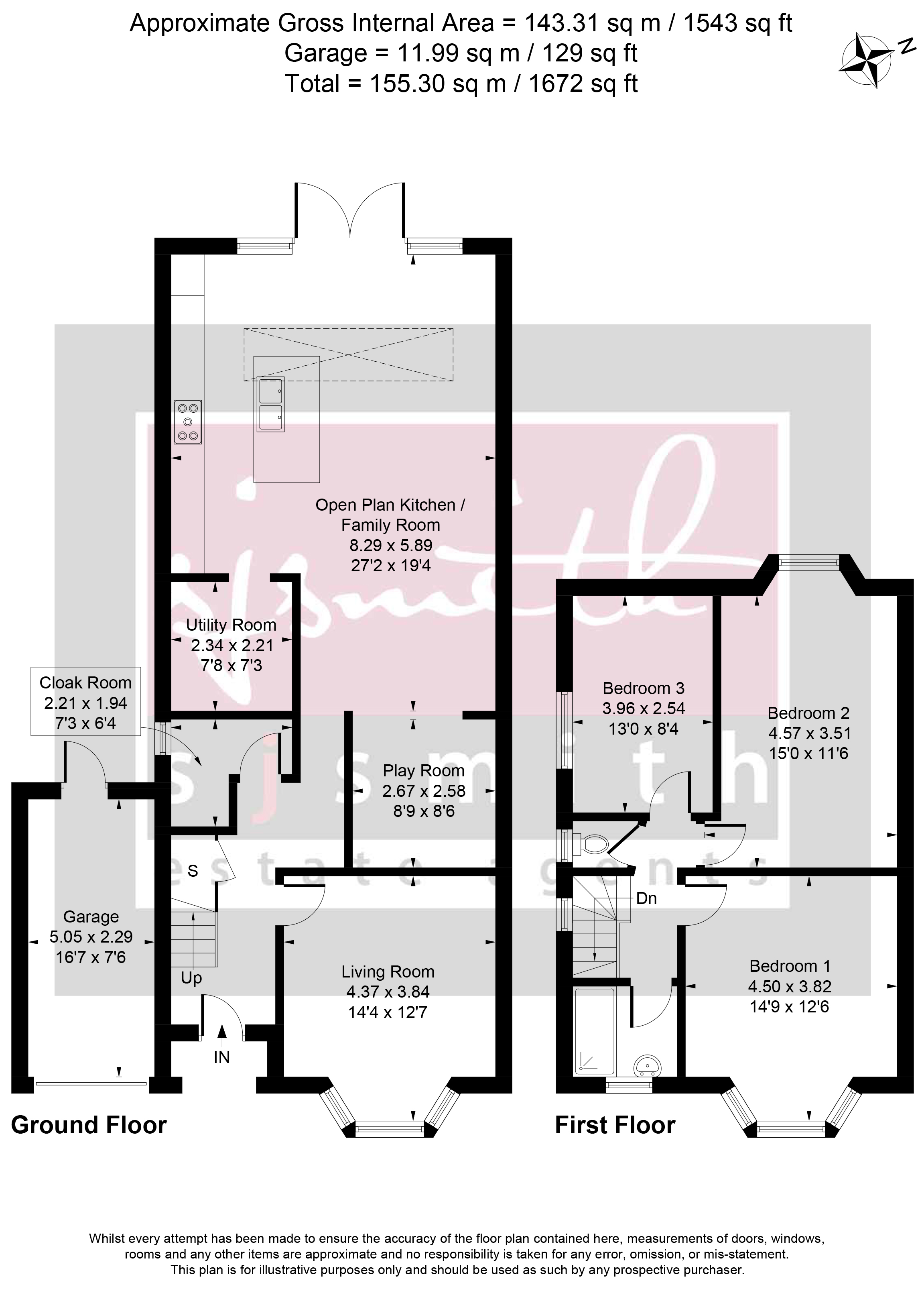 275, Ashford Road, Staines-upon-Thames floorplan