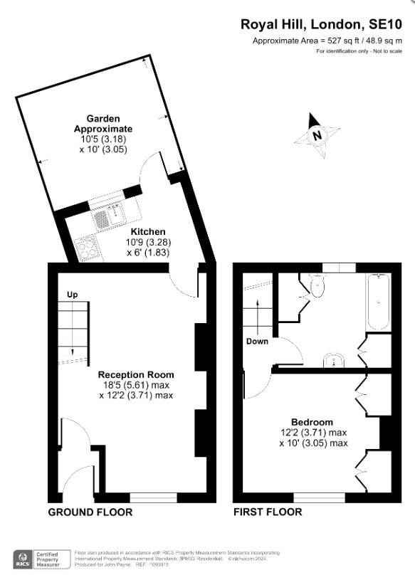 130, Royal Hill, London floorplan