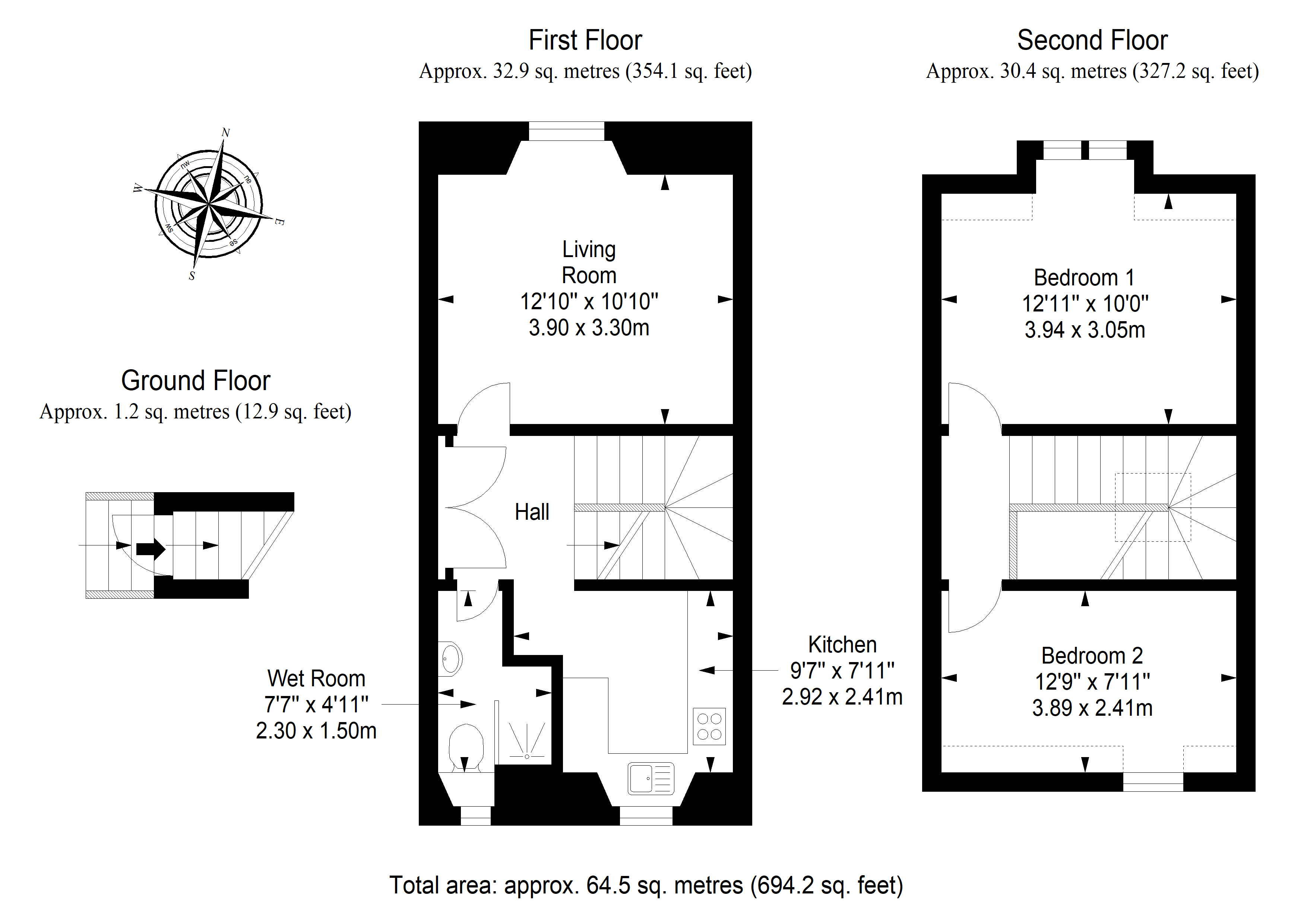 69, High Street, North Berwick floorplan