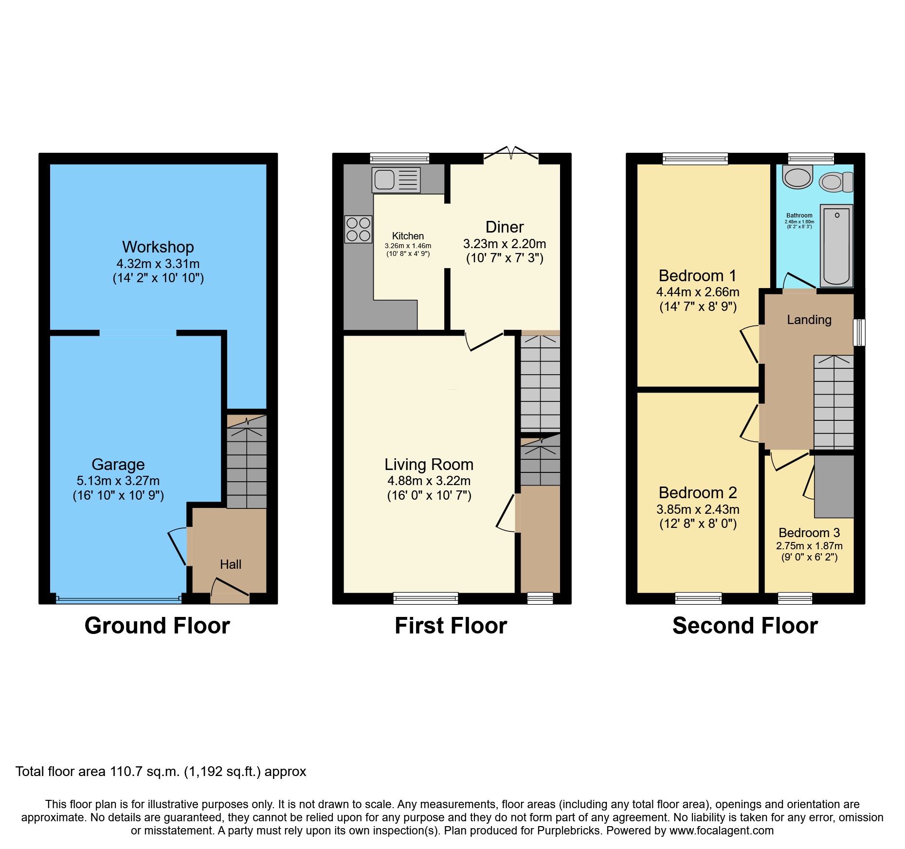15, Stoney Cross Street, Huddersfield floorplan