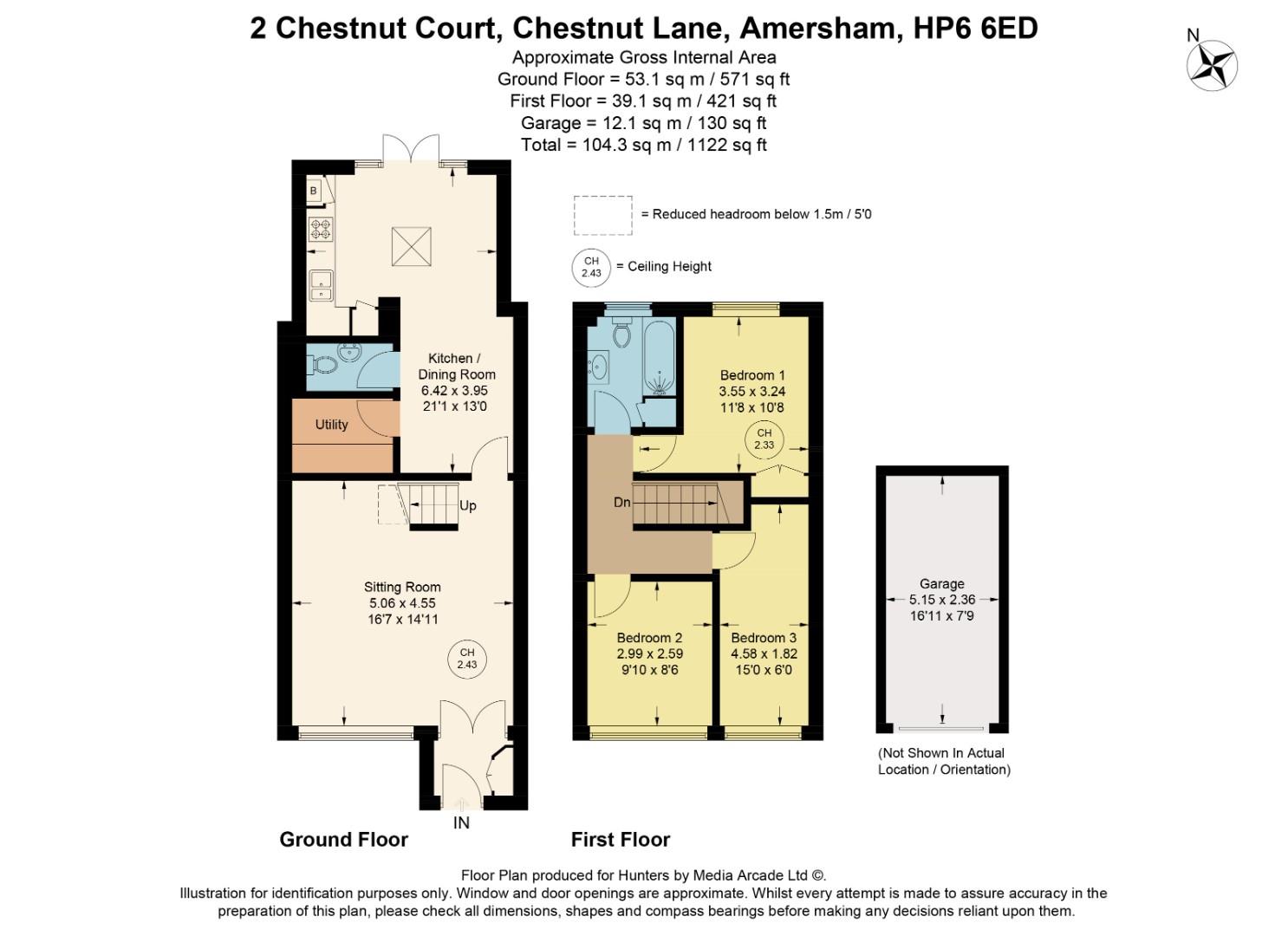2, Chestnut court, Amersham floorplan