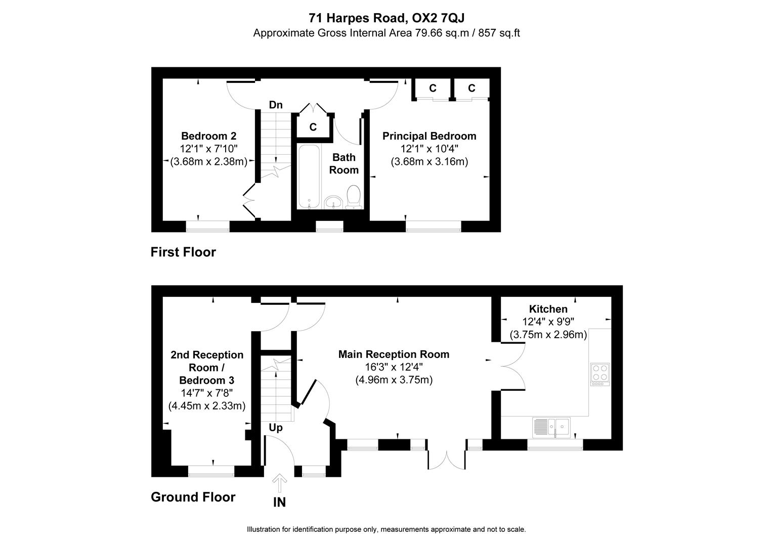 71, Harpes Road, North Oxford floorplan