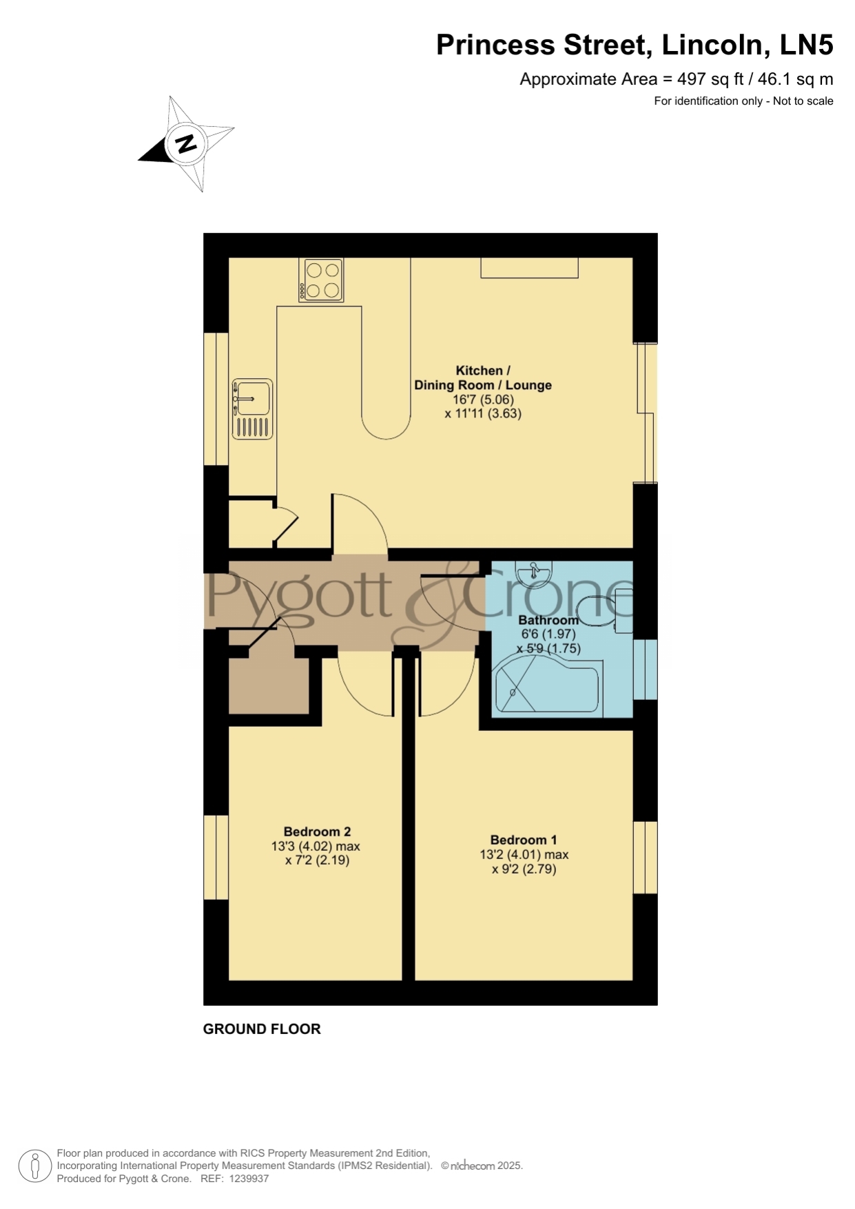117, Princess Street, Lincoln floorplan
