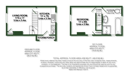 1 Bedrooms Semi-detached house to rent in Polhill Lane, Harrietsham ME17