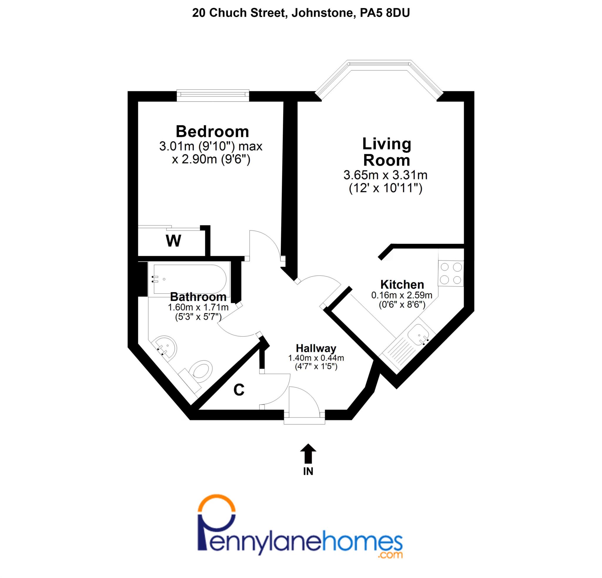 1 Bedrooms Flat for sale in Church Street, Johnstone PA5