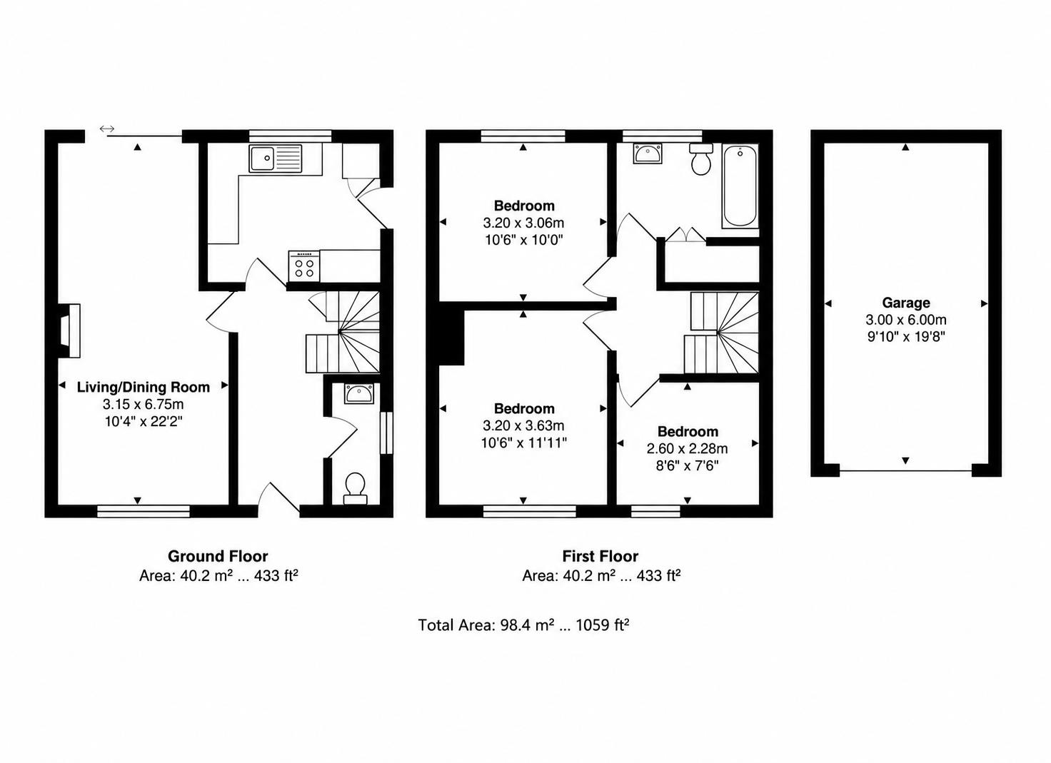 12, Becket Gardens, Welwyn floorplan