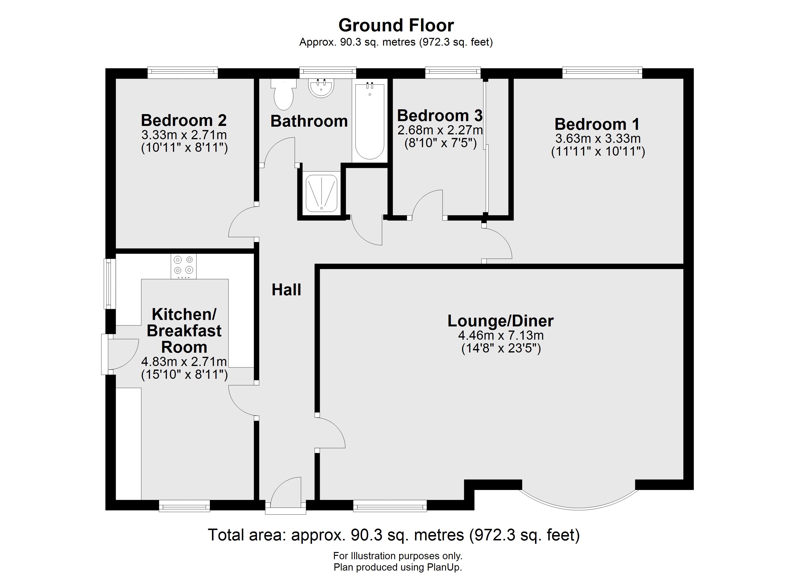 5, Malham Close, Lincoln floorplan