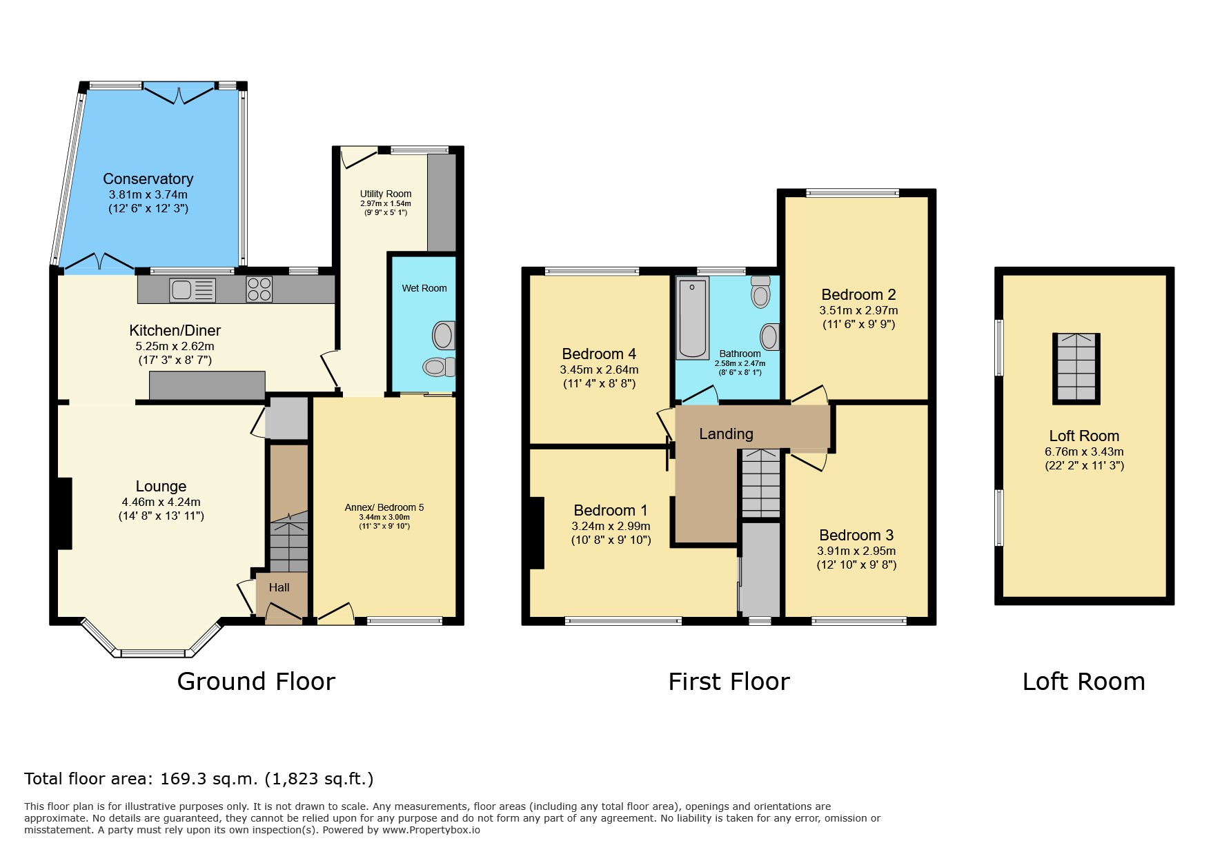 124 Markfield Road, Leicester floorplan