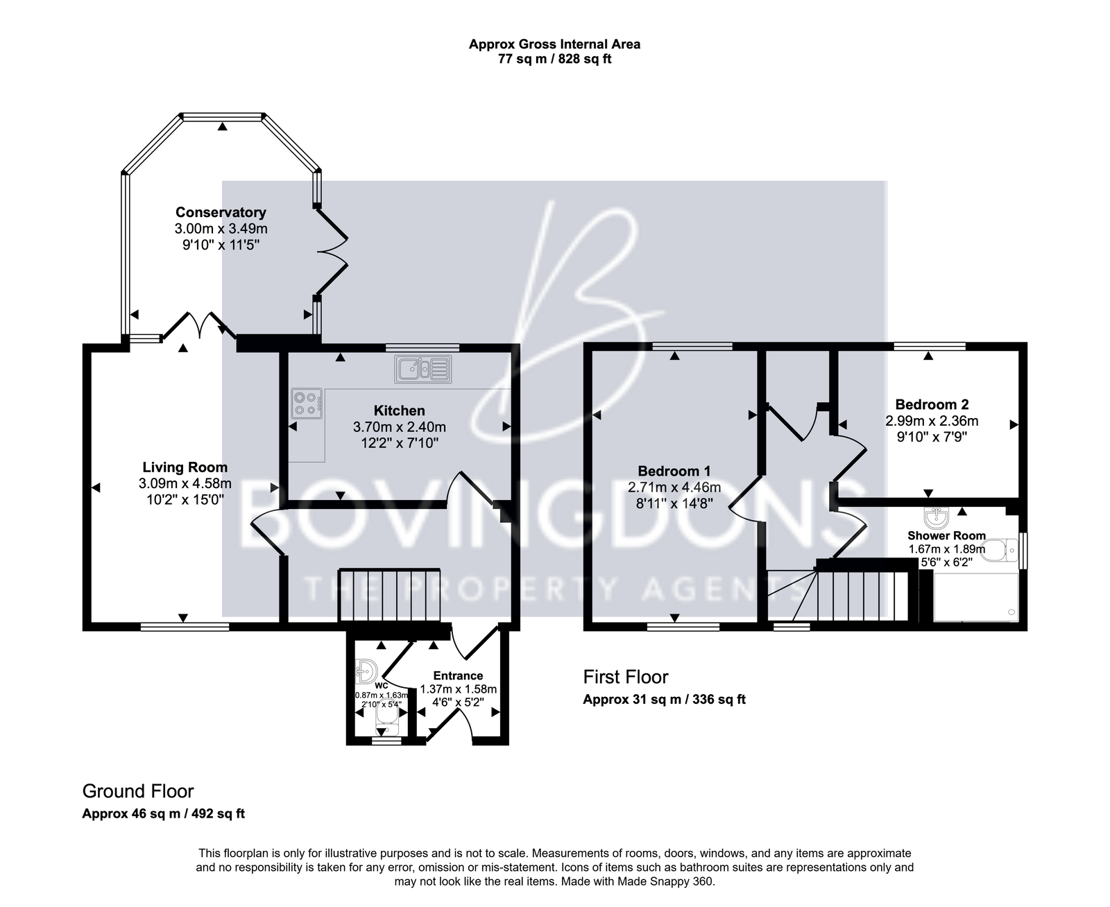 Old School Close, Soham floorplan