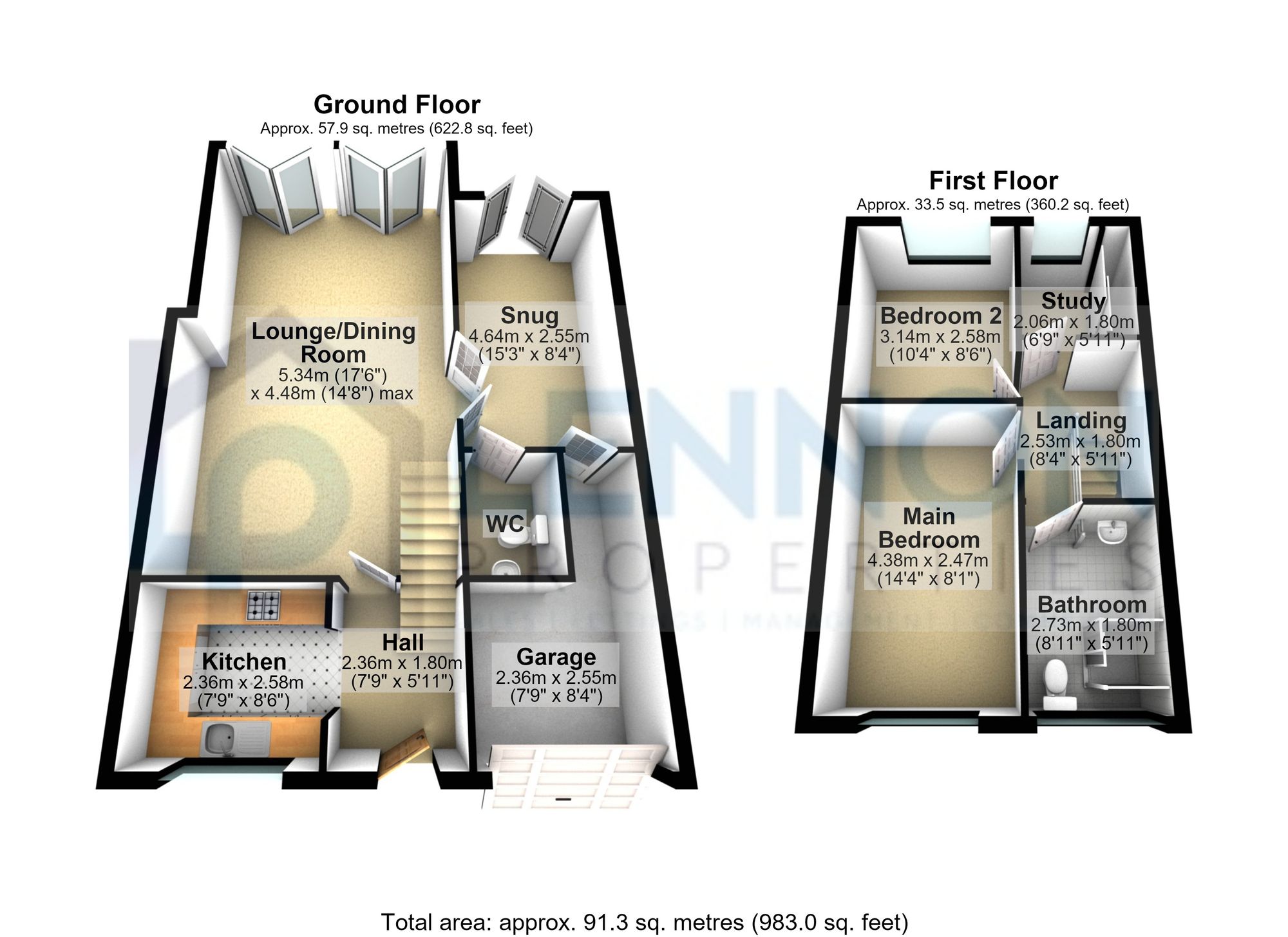5 Burnham Close, Blyth floorplan