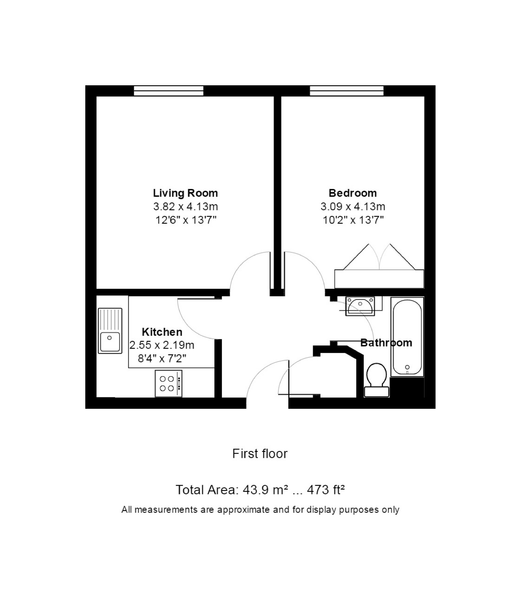 1 Bedrooms Flat to rent in West Block, County Hall, Forum Magnum Square, Waterloo SE1