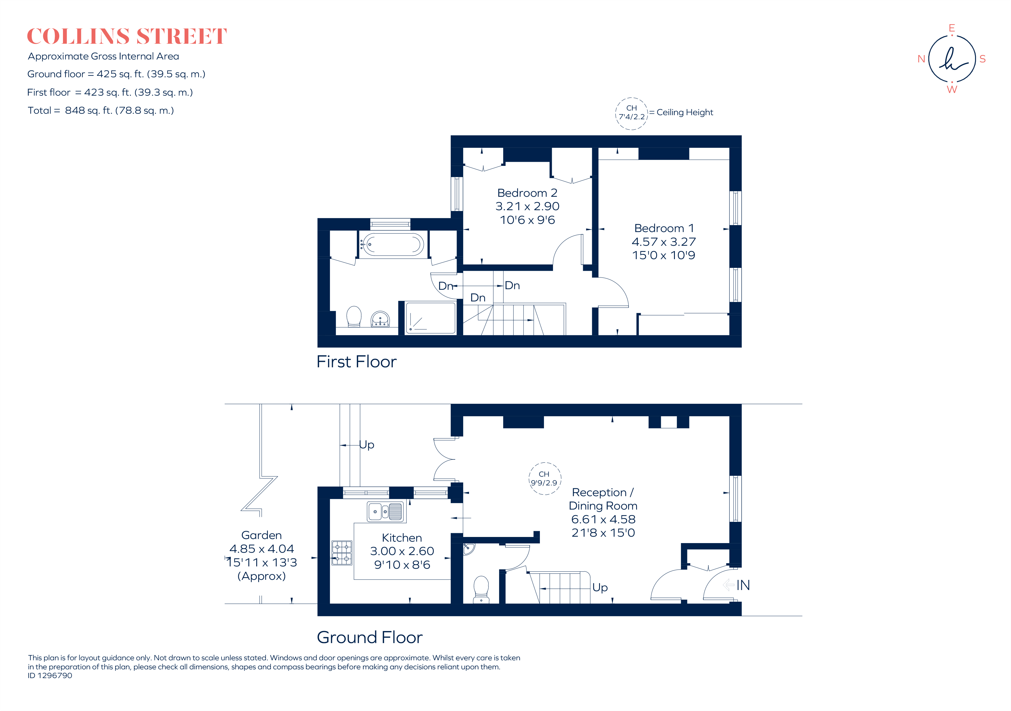 27, Collins Street, London floorplan