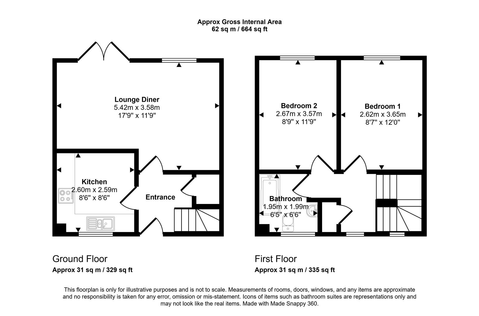 11, Victoria Close floorplan