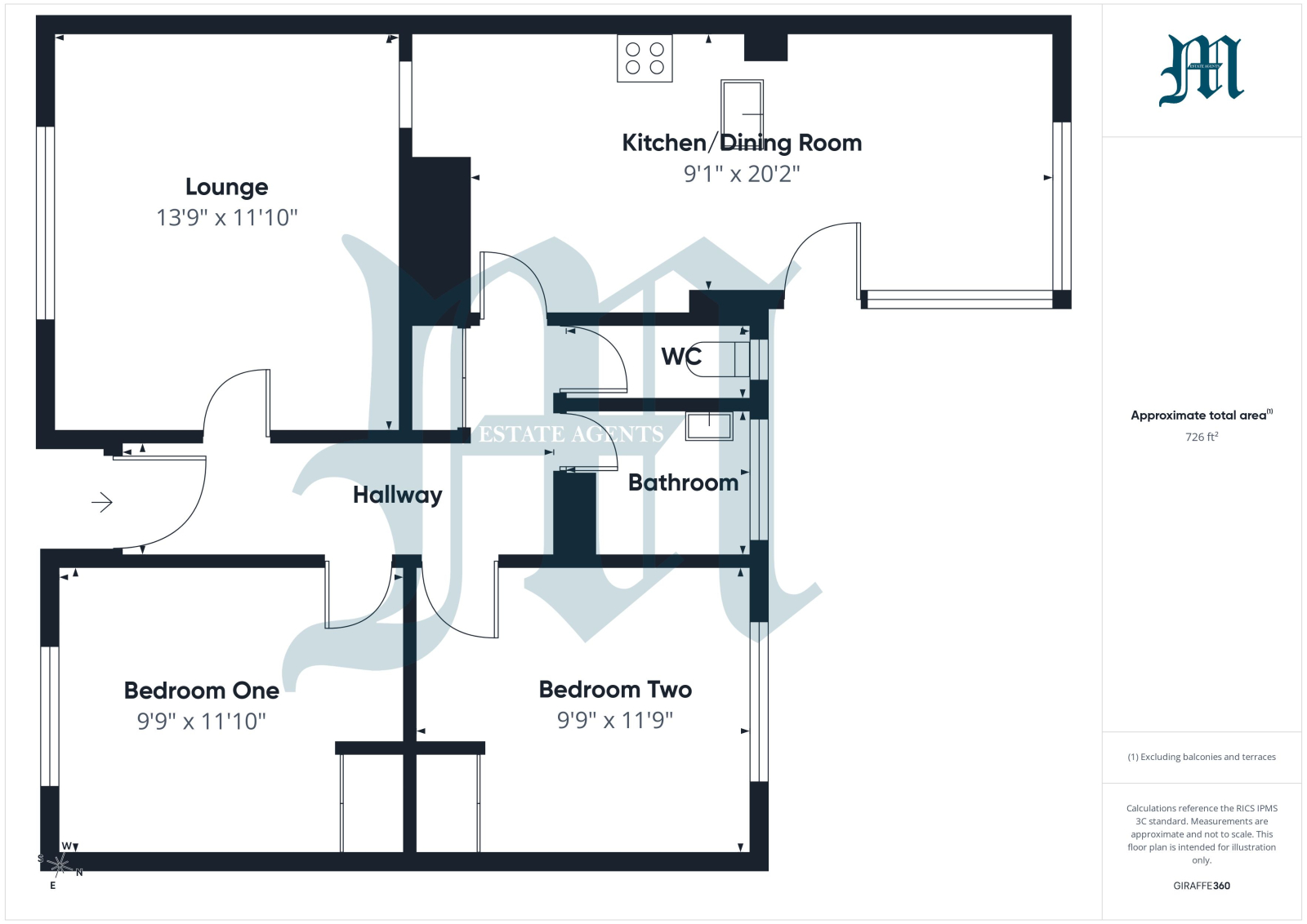 3 Bolitho Road, Heamoor, Penzance floorplan