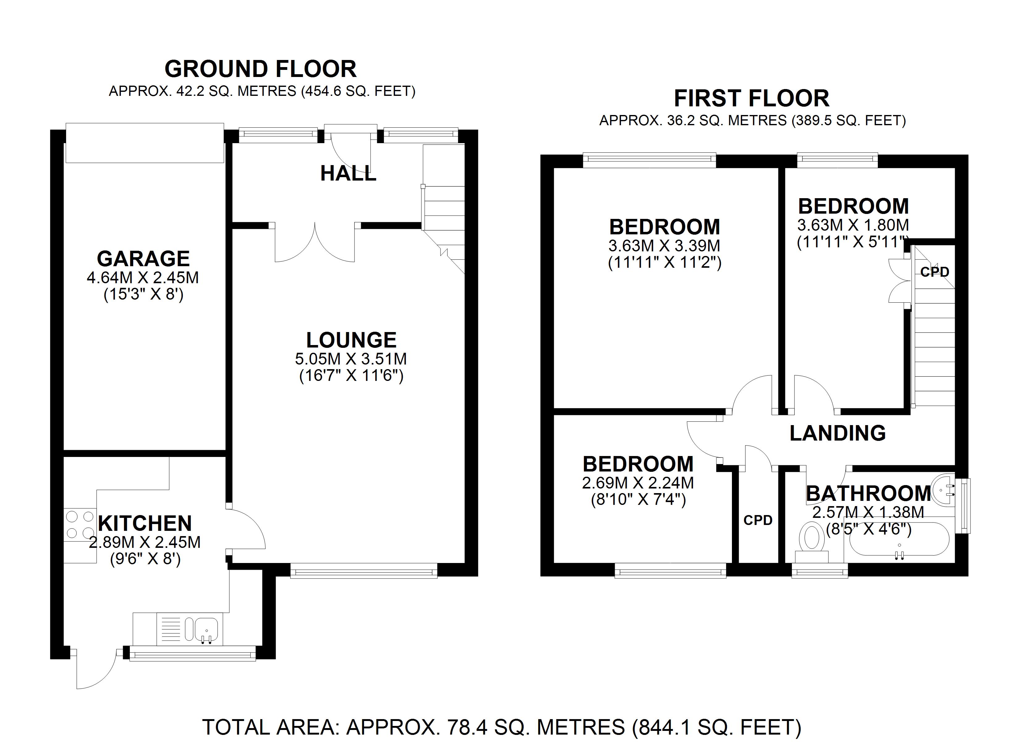138, Camdale Road, London floorplan
