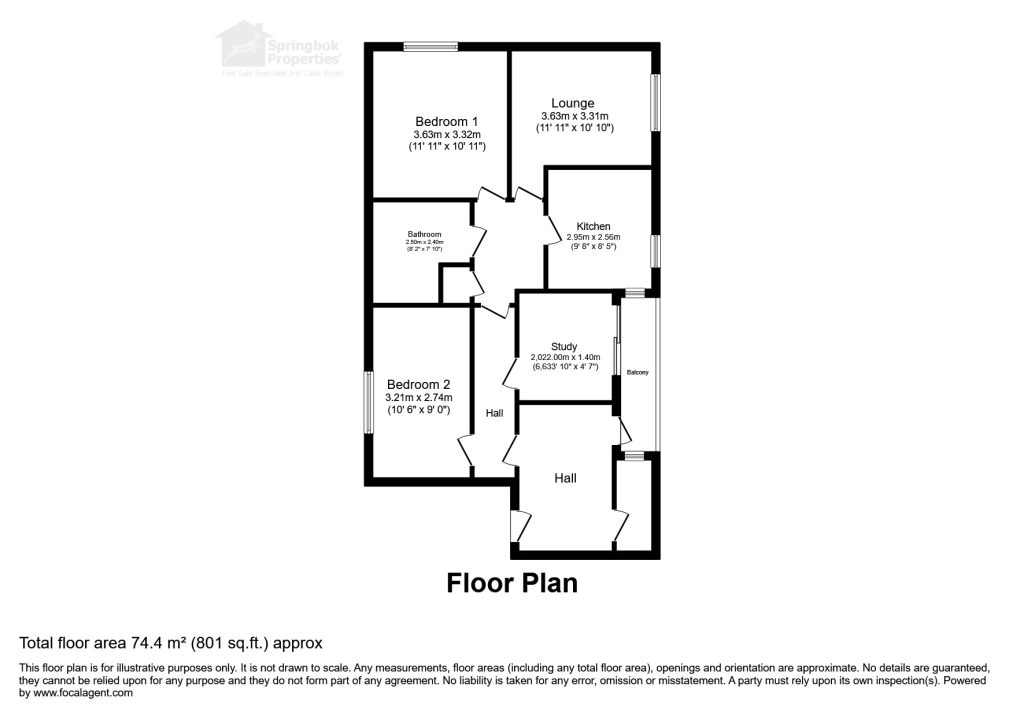 56, Roding Close, Newport floorplan