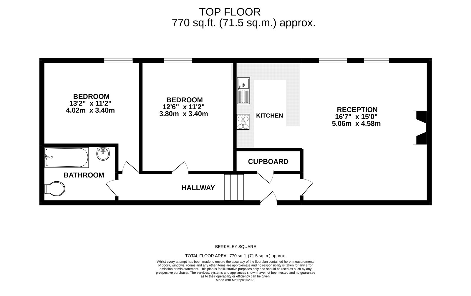 Berkeley Square, Bristol BS8, 2 bedroom flat for sale 61709568