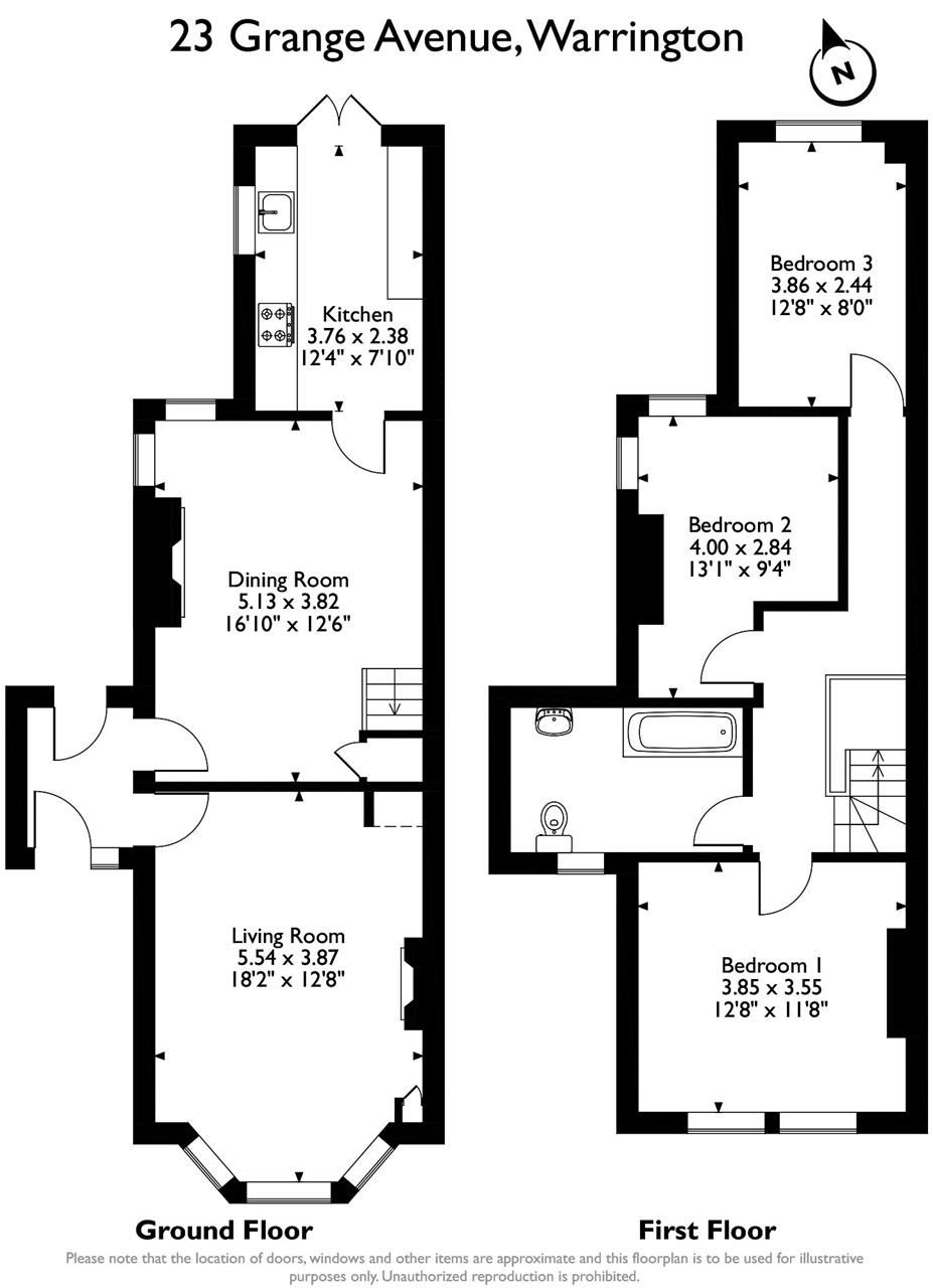 Grange Avenue, Latchford, Warrington WA4, 3 bedroom semidetached house
