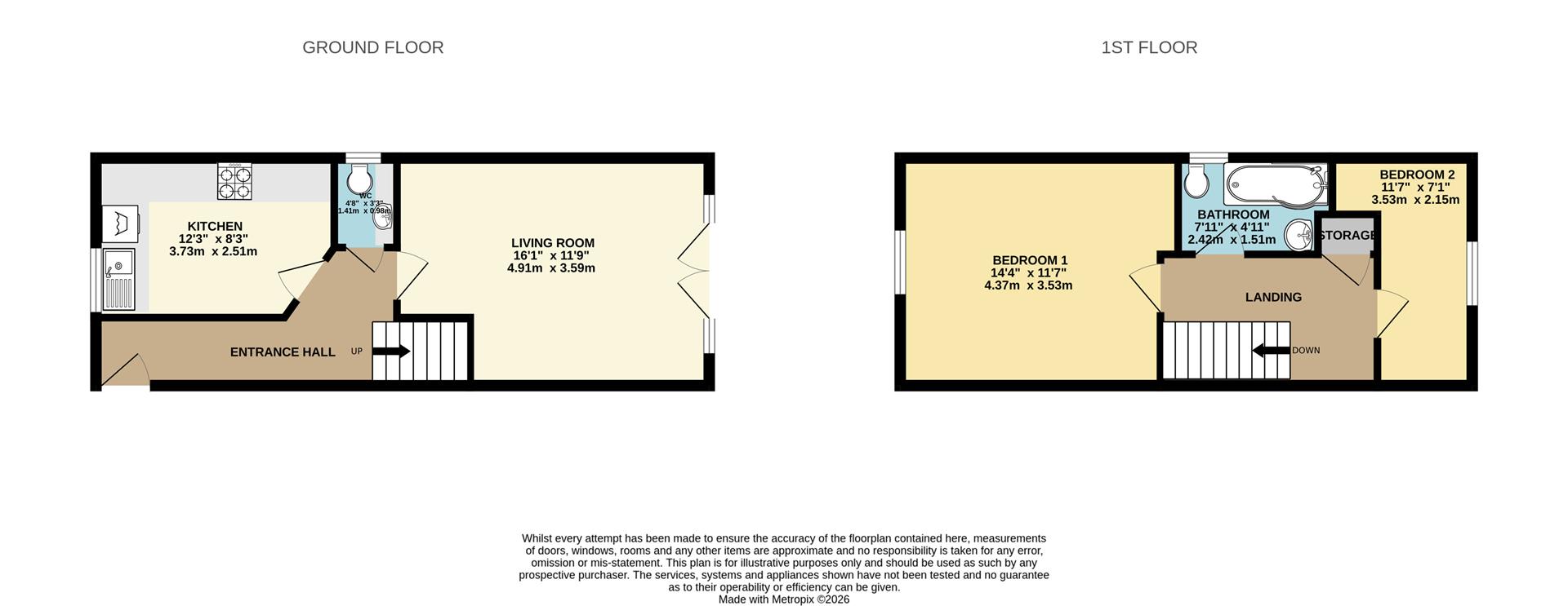 4, Old Vicarage Close, Heathfield floorplan