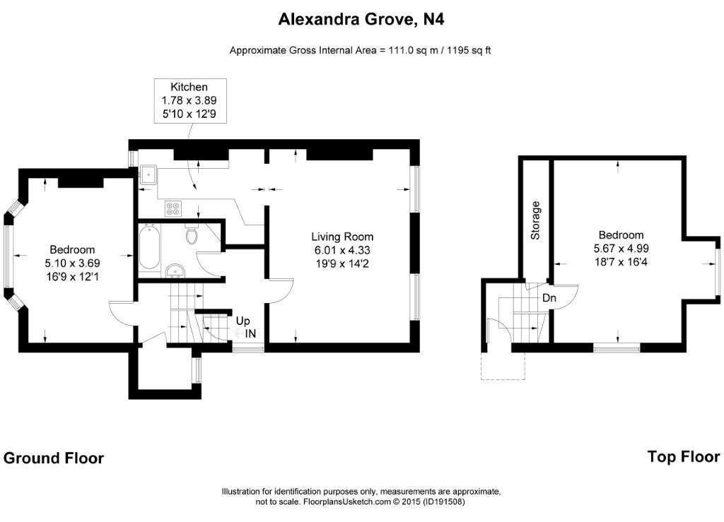 2 Bedrooms Flat to rent in Alexandra Grove, London N4