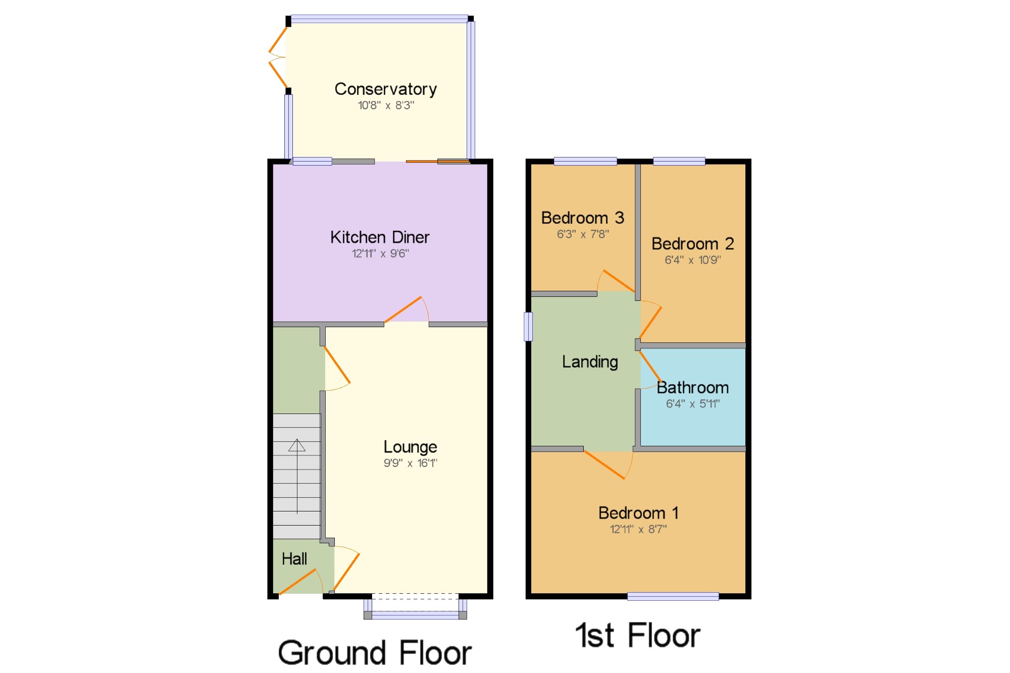 3 Bedrooms Semi-detached house for sale in The Meadows, Ightenhill, Burnley, Lancashire BB12