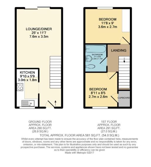 9, Cottage Gardens, Poole floorplan