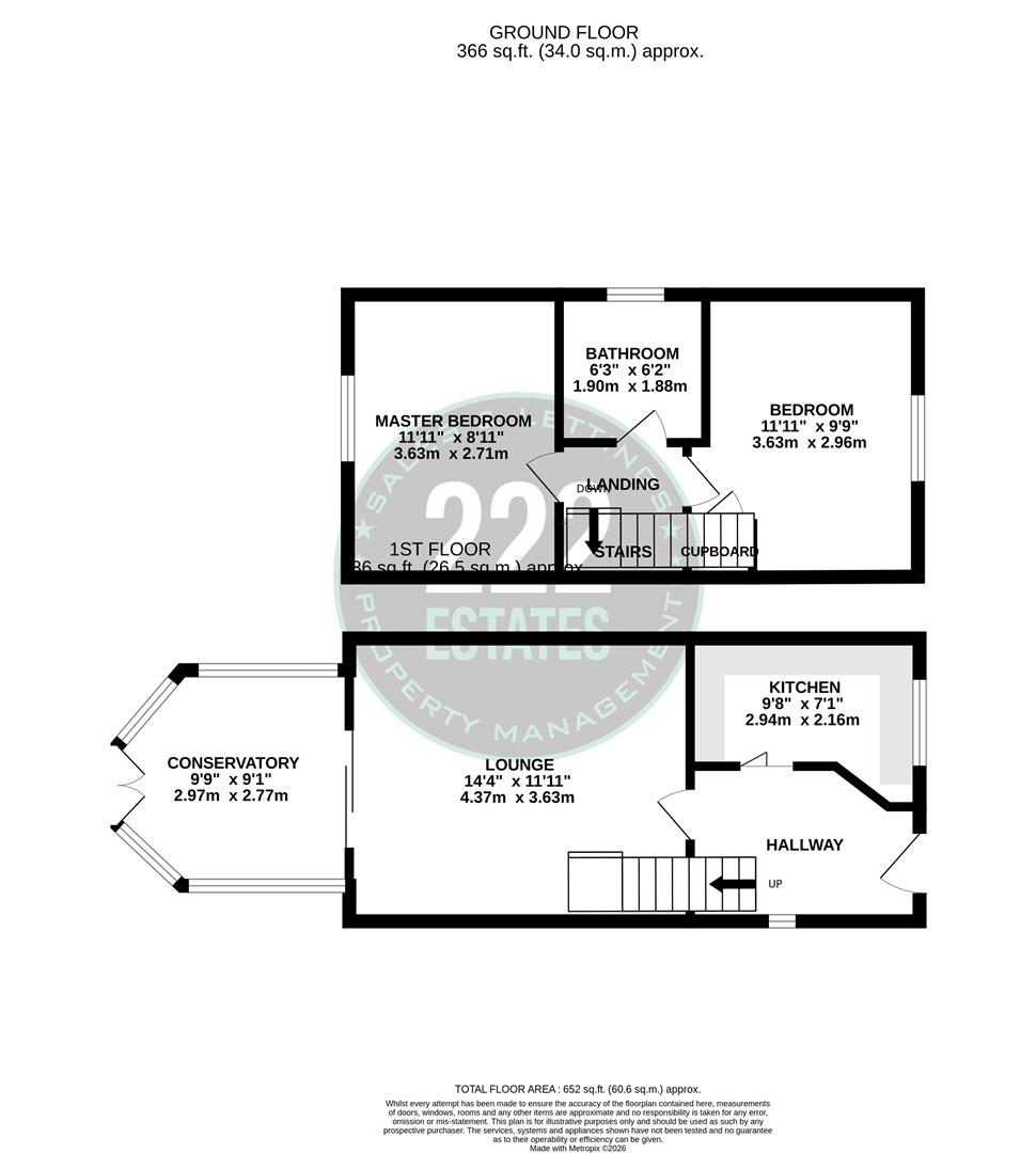 23, Shorwell Close, Warrington floorplan