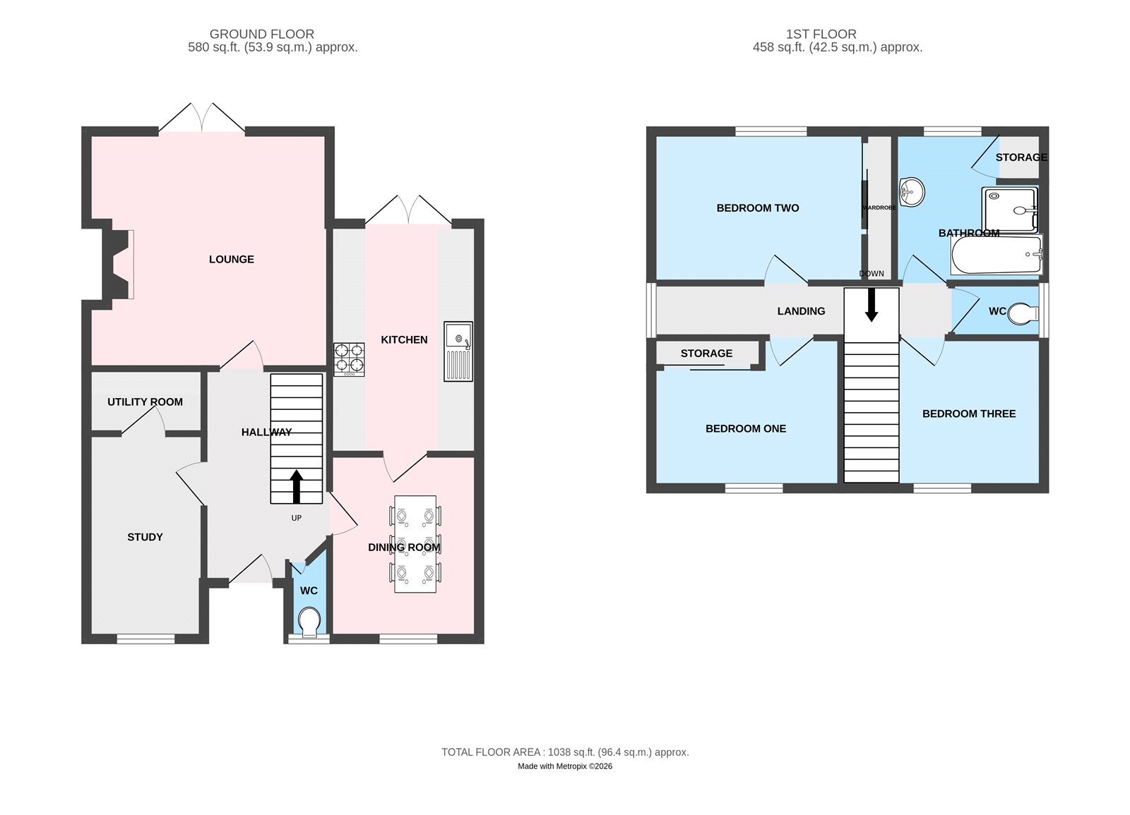 52, Highlands Road, Wolverhampton floorplan