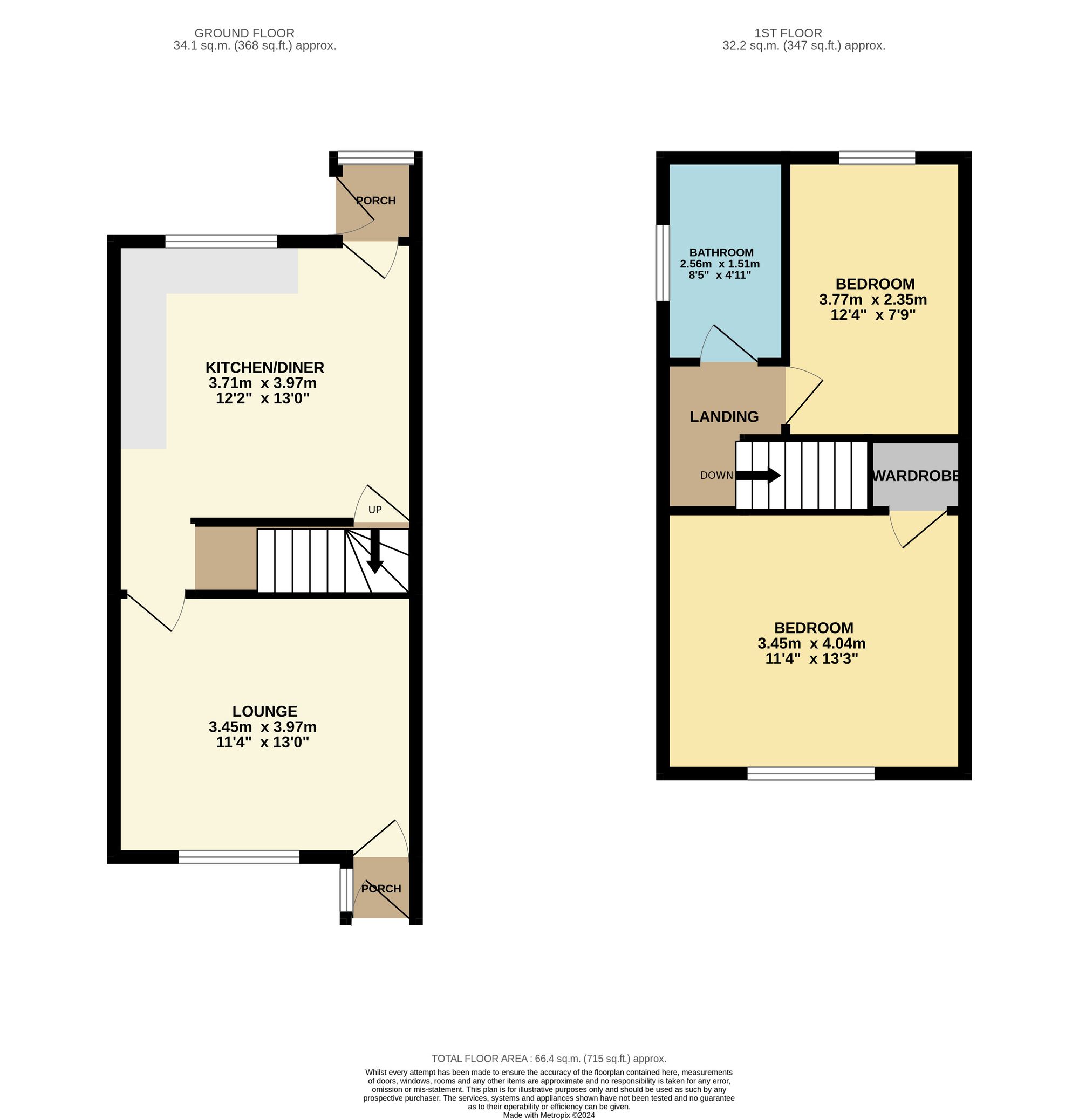19 Welbeck Road, Chesterfield floorplan