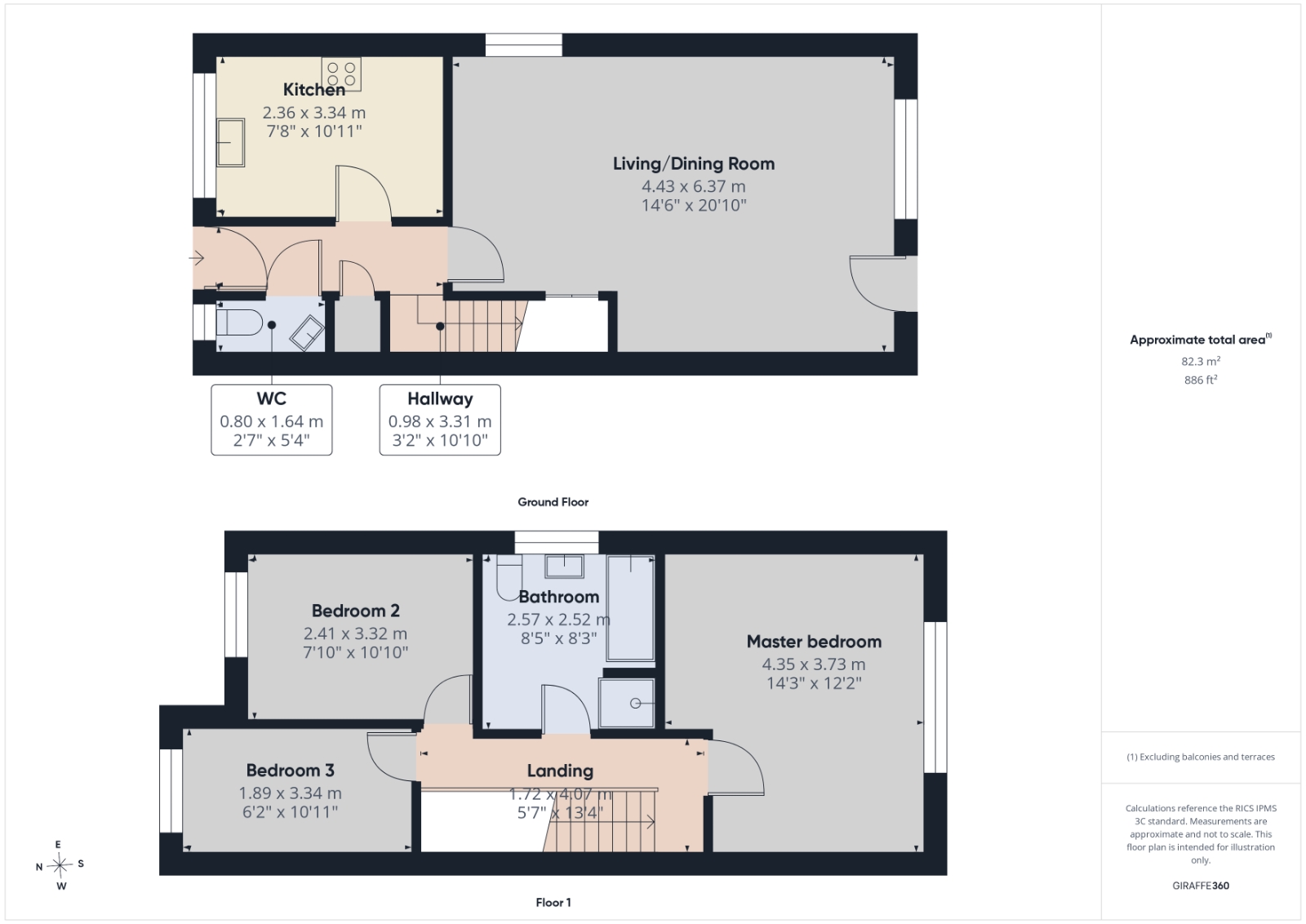 48, Wolsey Road, Surrey floorplan