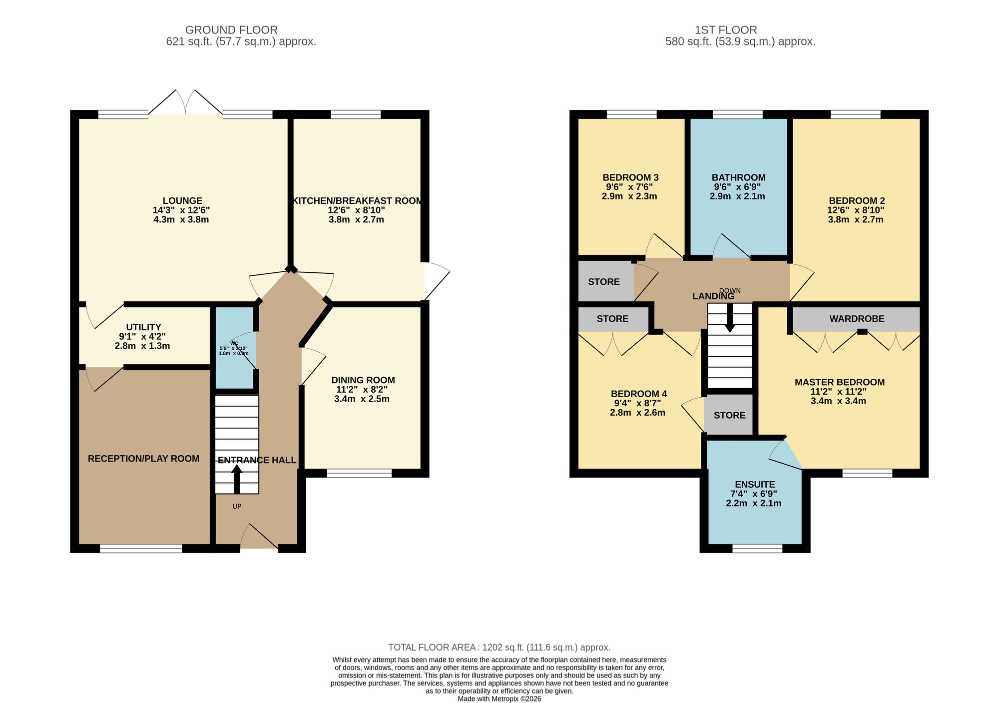 21 Heol Cwarrel Clark, Caerphilly floorplan