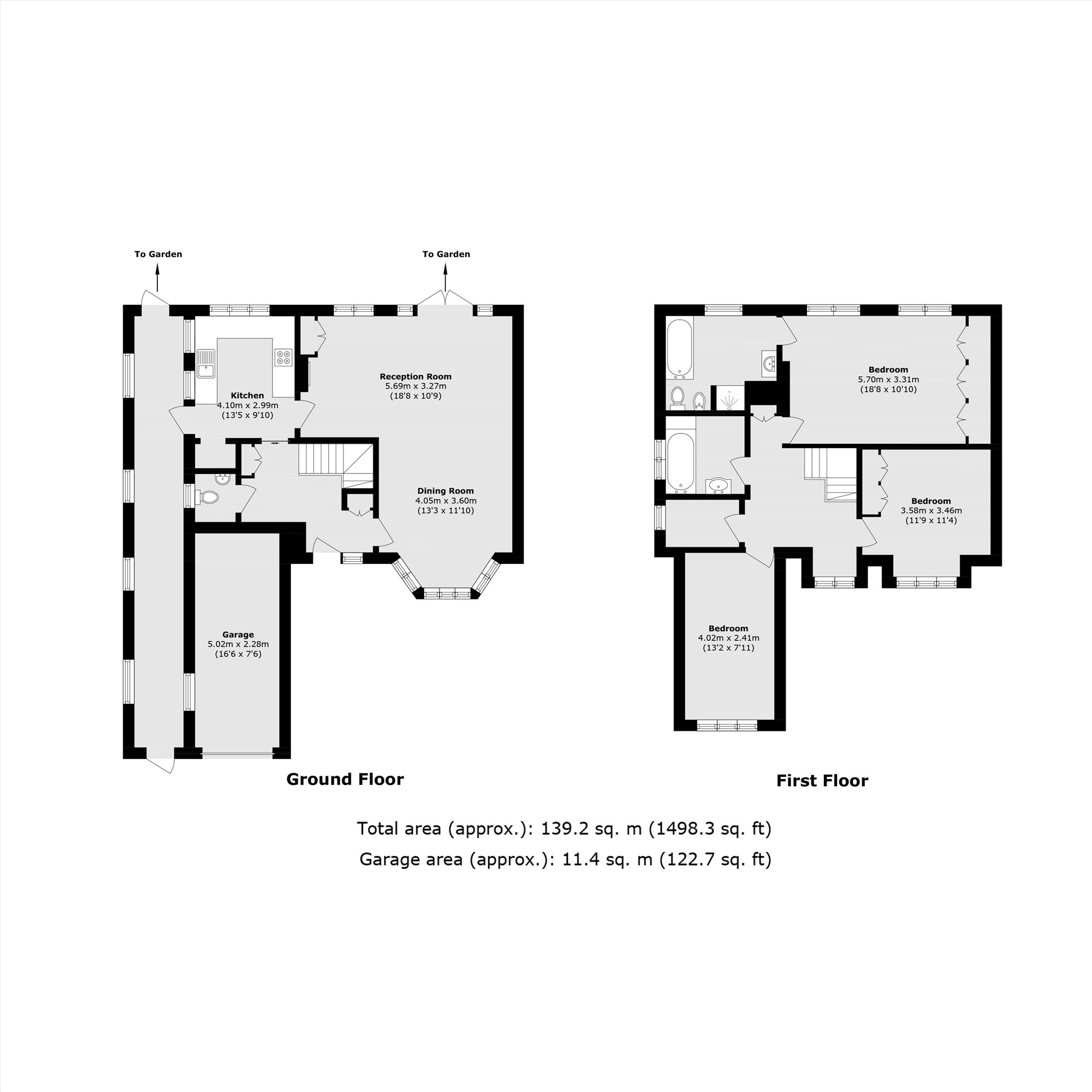 10, Onslow Close, Thames Ditton floorplan