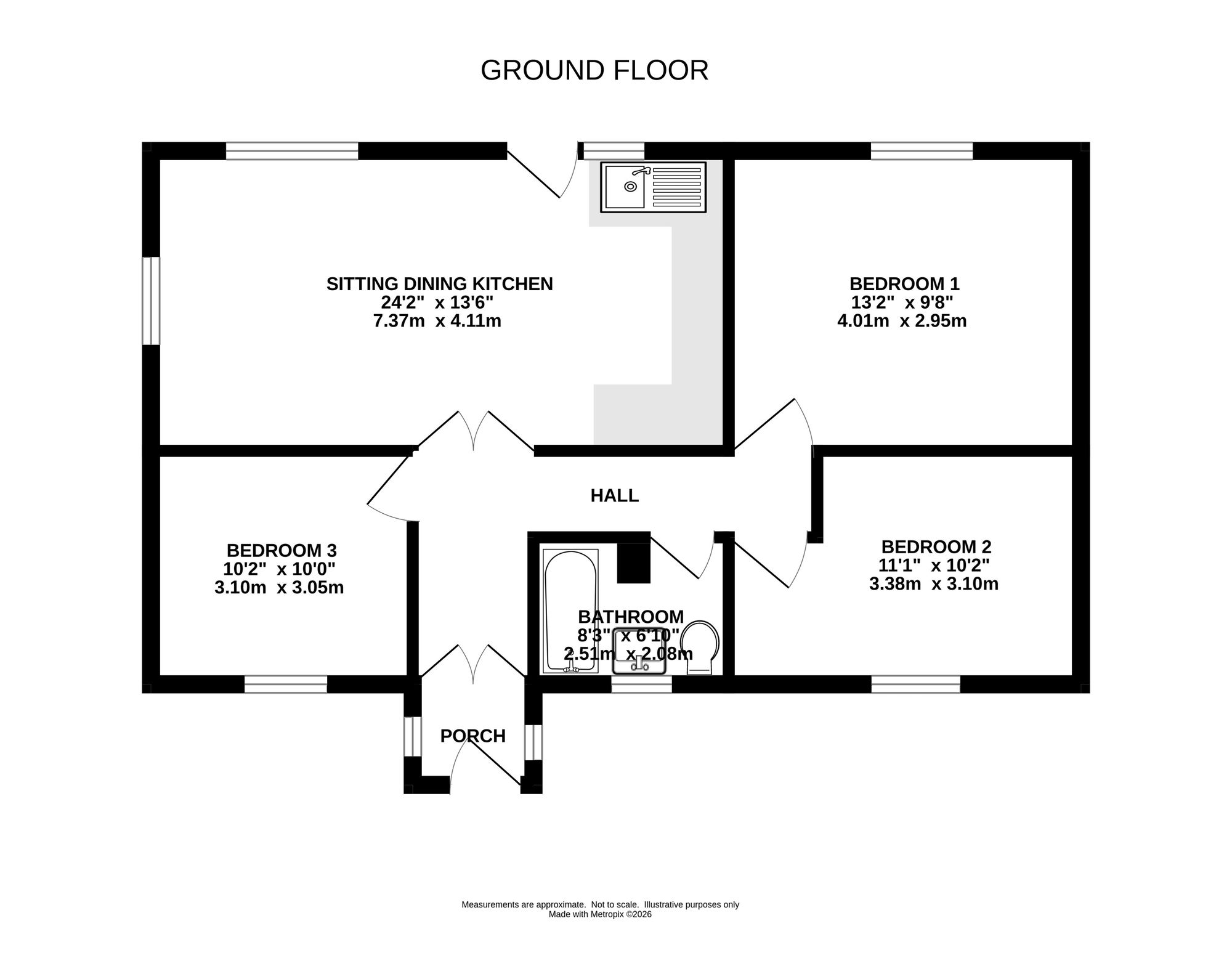 15 Station Road, High Peak floorplan