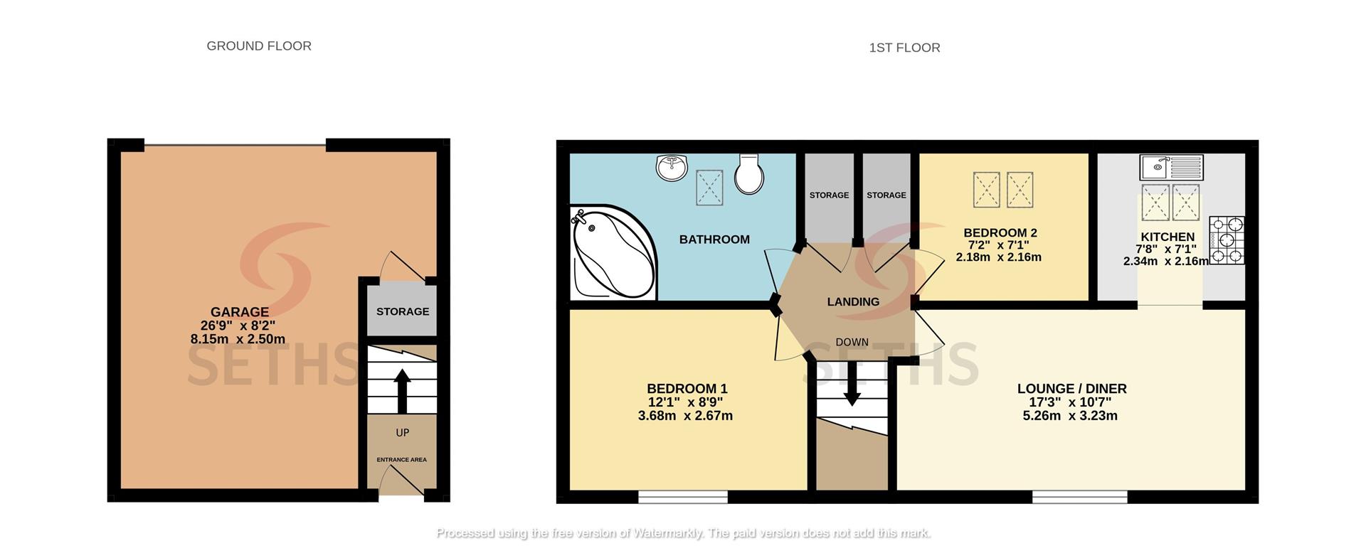 1, Carty Road, Leicester floorplan