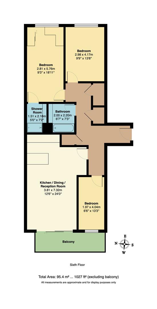 39, Regal House, 4 Vanguard Way, Walthamstow floorplan