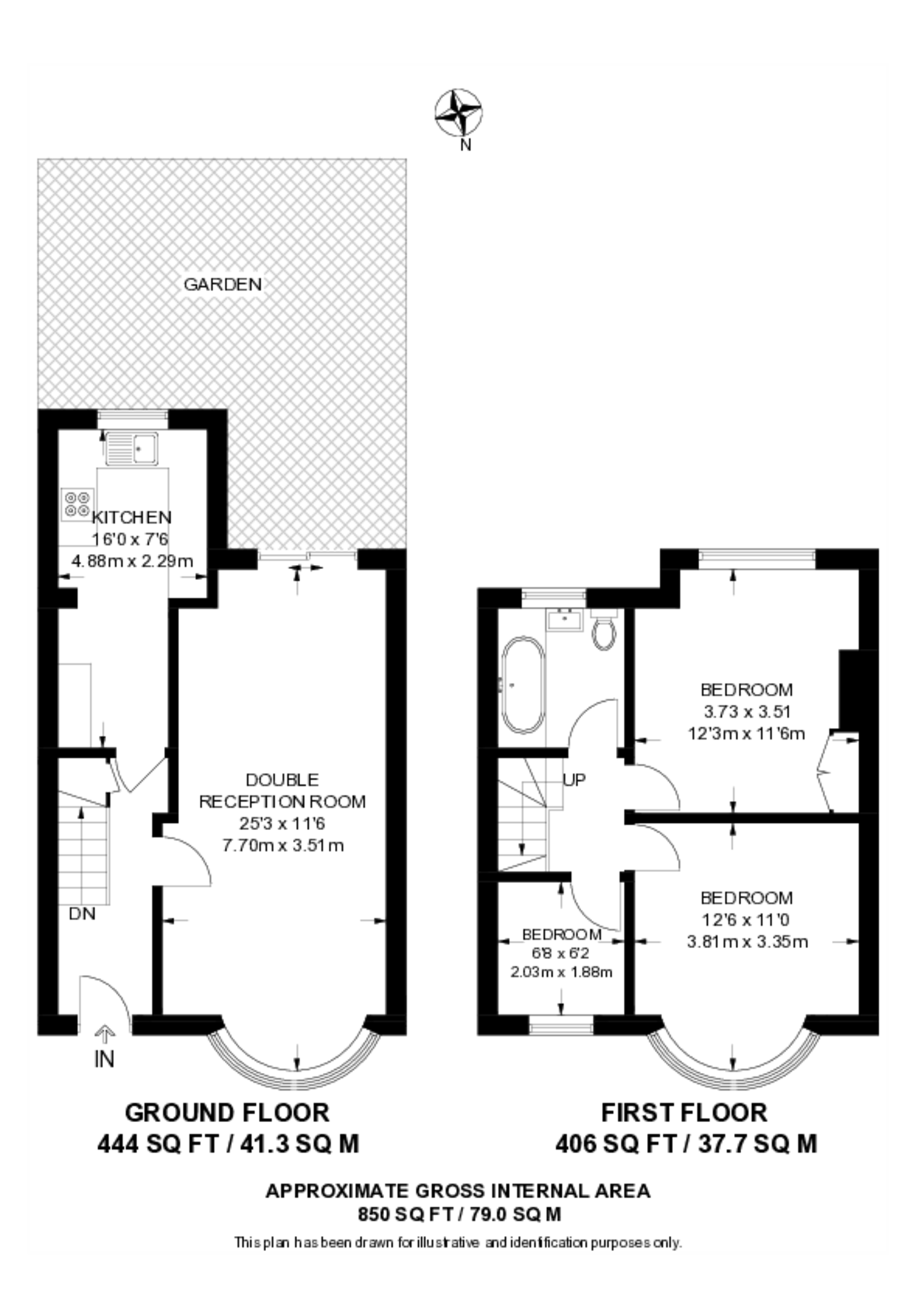 Tavistock Avenue, Perivale floorplan