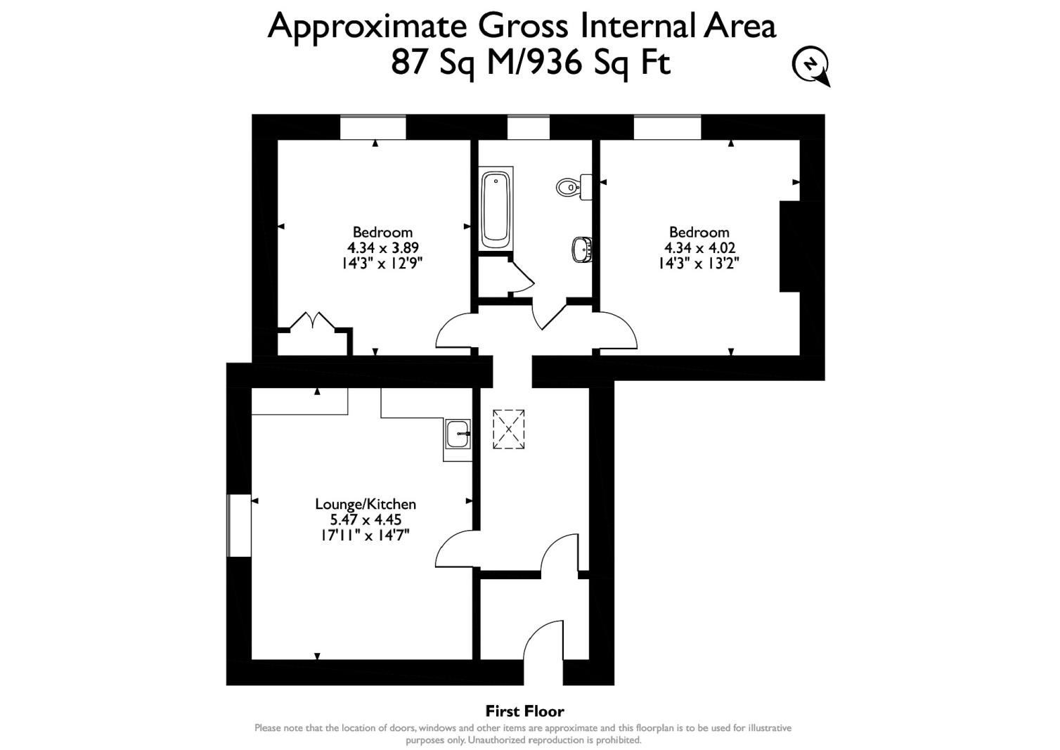 Llantrisant, Usk, Monmouthshire NP15, 2 bedroom flat to rent 64332965