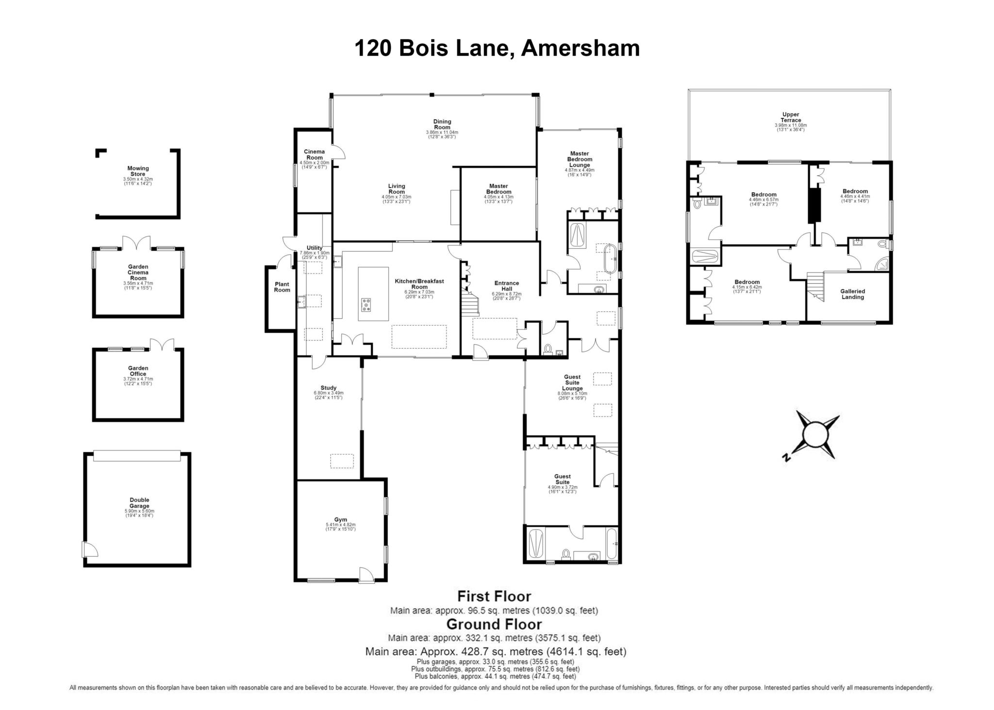 120, Bois Lane, Amersham floorplan