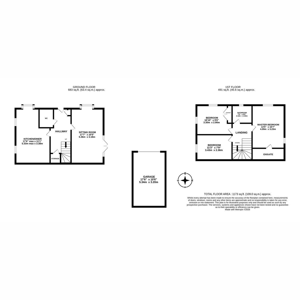 4, Firefly Road, Southam floorplan