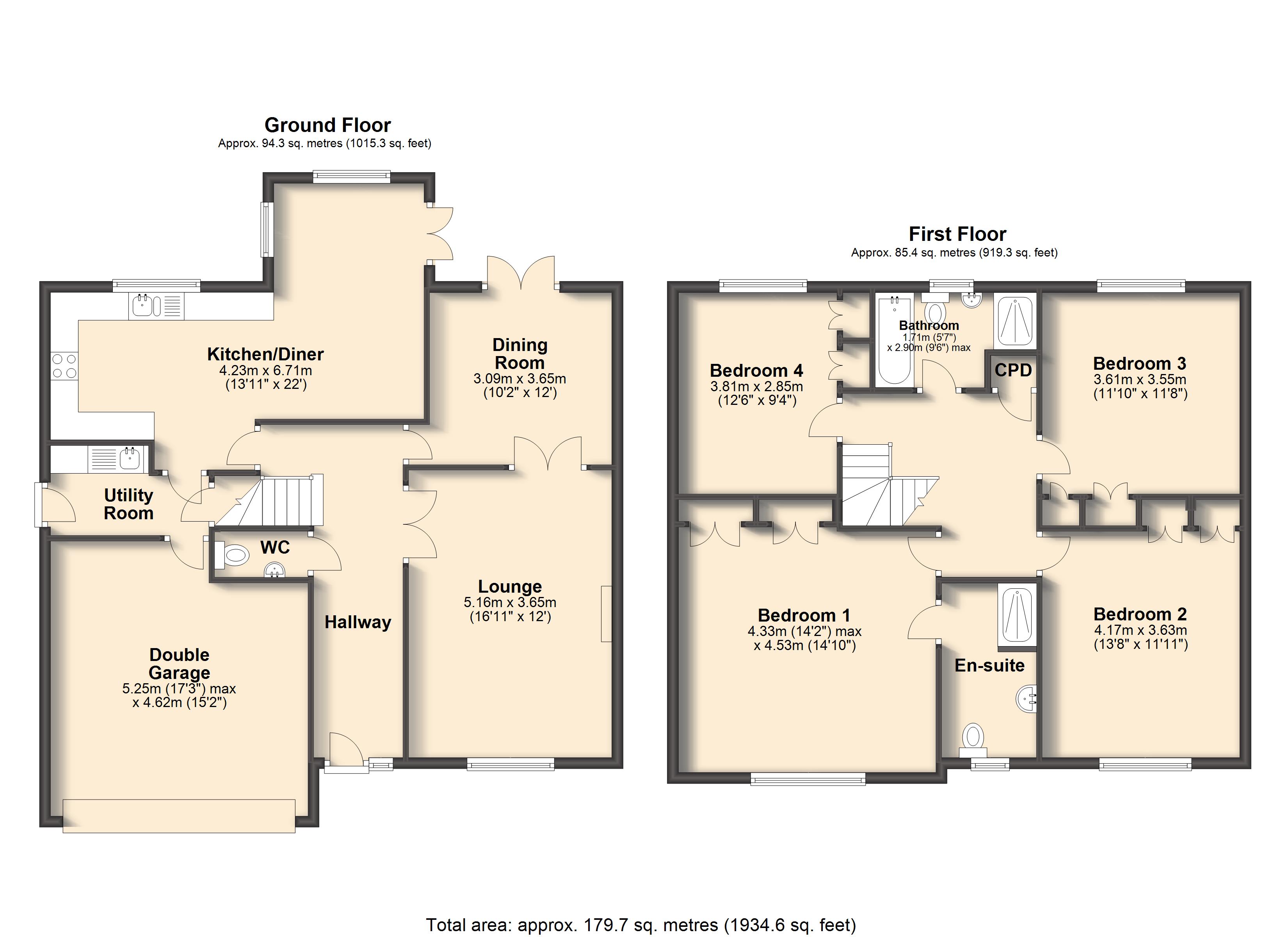 4 Bedrooms Detached house for sale in Oxclose Park Way, Halfway, Sheffield S20