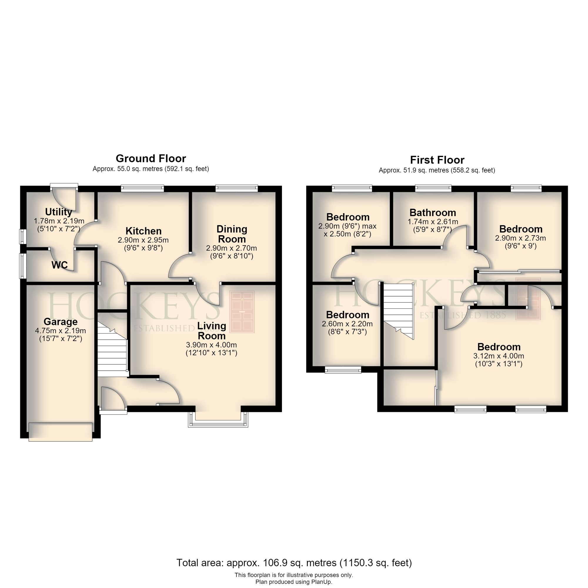 53 Eland Way, Cambridge floorplan