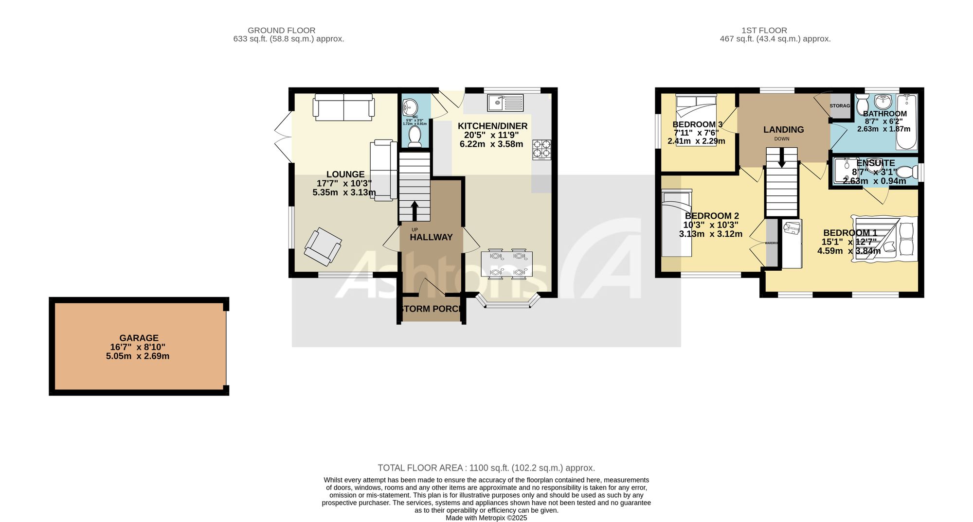 6 Saunderton Close, St. Helens floorplan