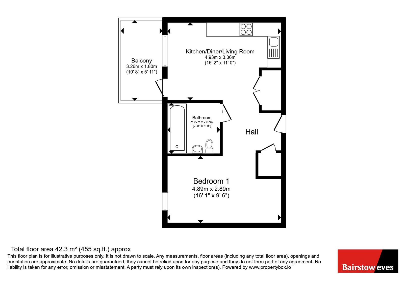 Flat 184 Cornwell House, 15, Ron Leighton Way, London floorplan