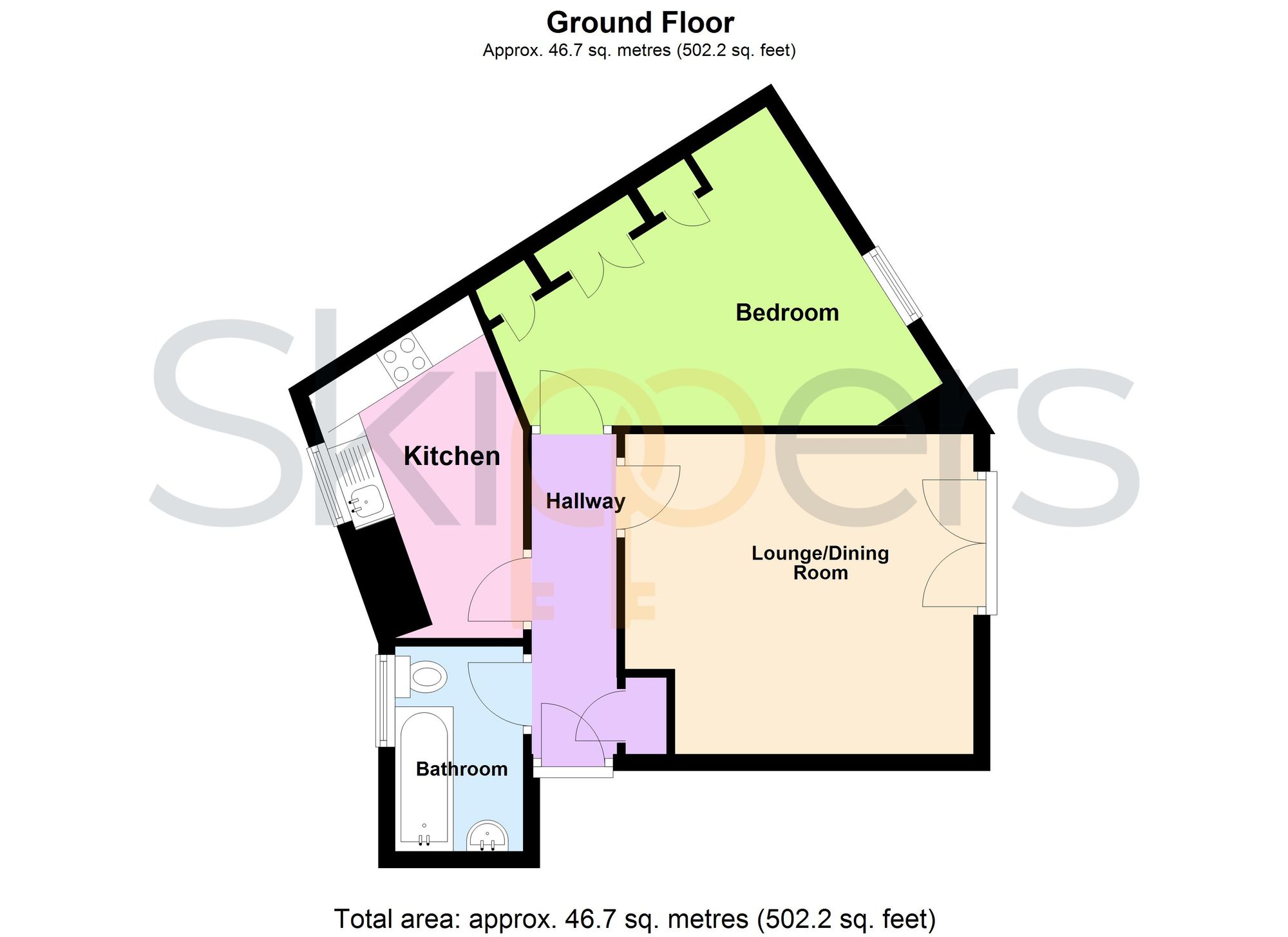 42 Holt Close, Ashford floorplan